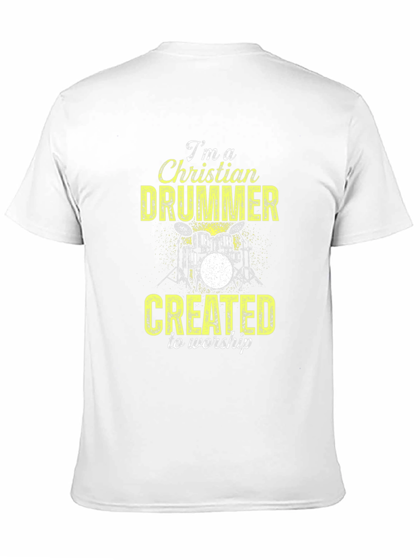 Christian Drummer T-Shirt - Worship Music Tee