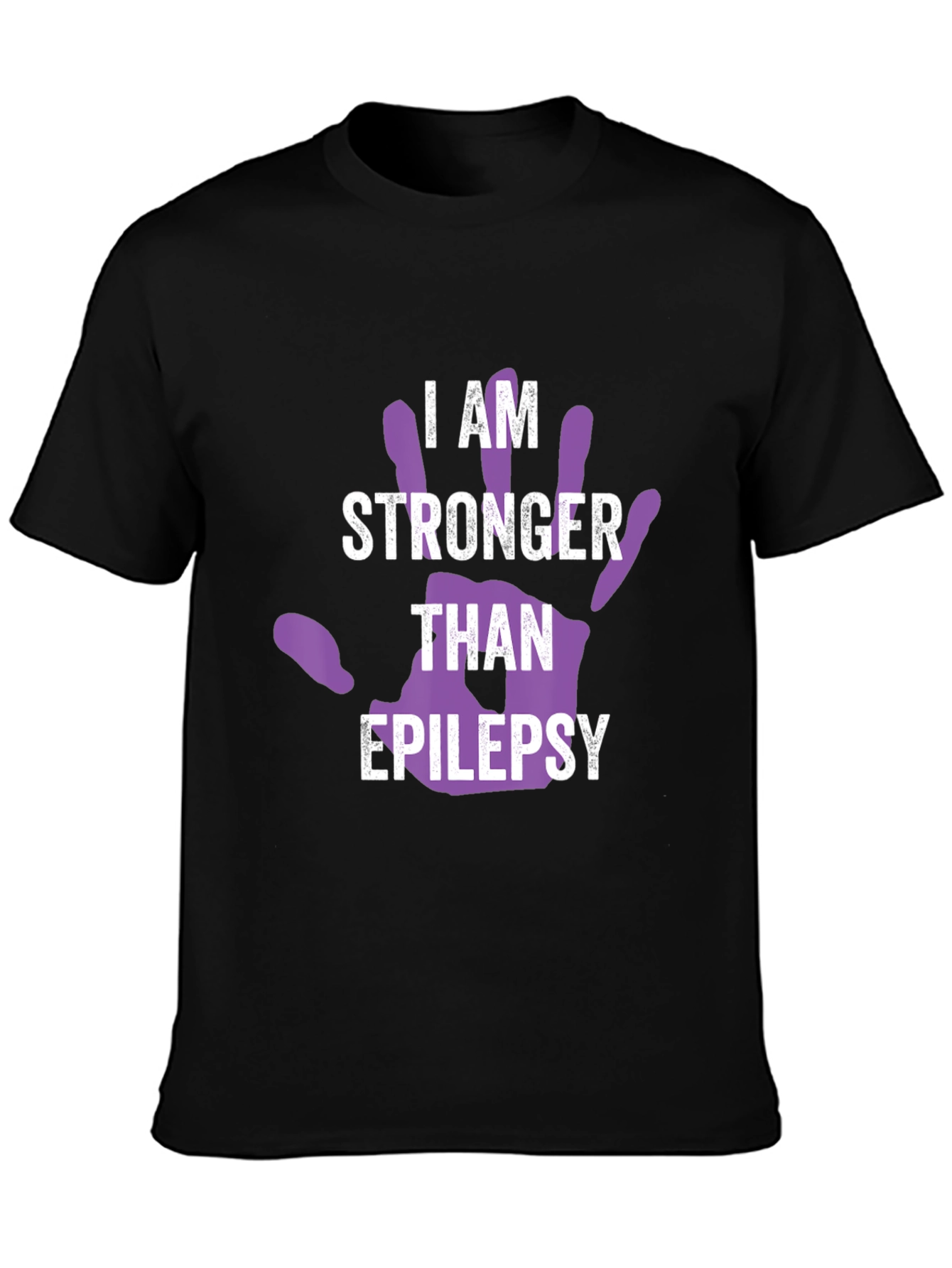 I Am Stronger Than Epilepsy Awareness T-Shirt