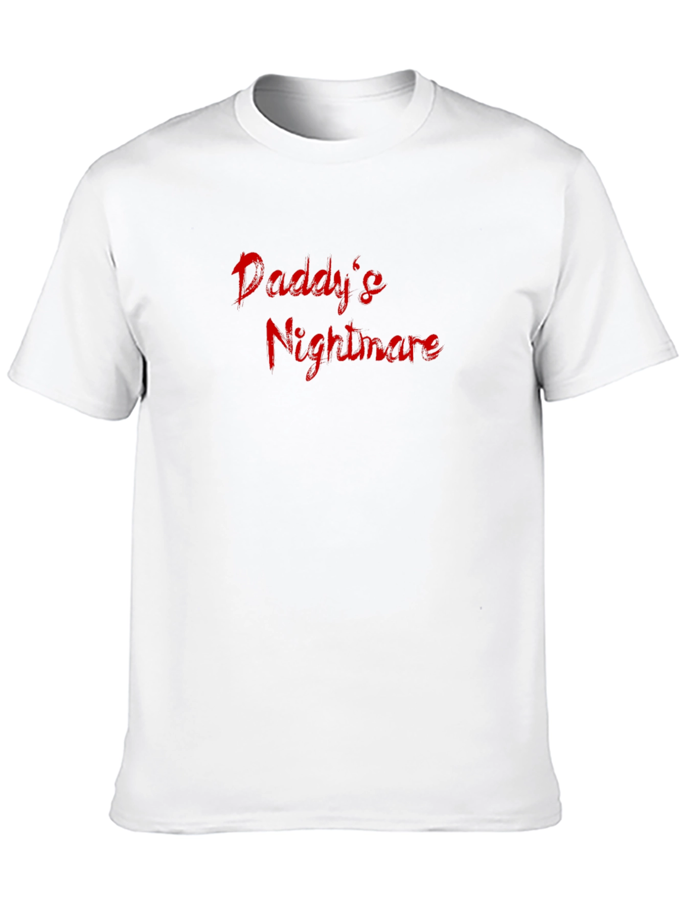 Daddys Nightmare Graphic Tee - Black Cotton Blend
