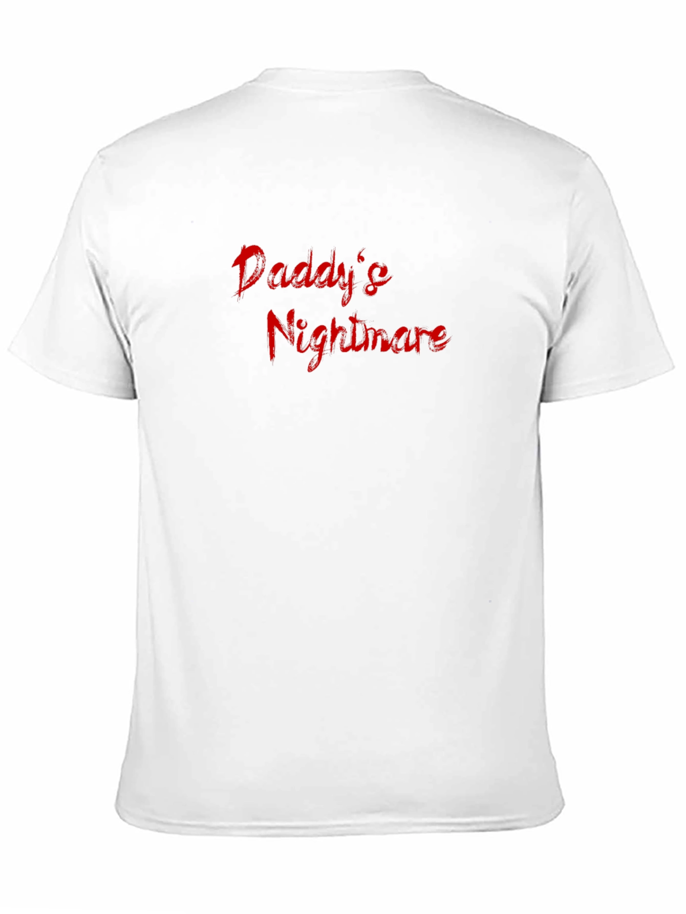 Daddys Nightmare Graphic Tee - Black Cotton Blend