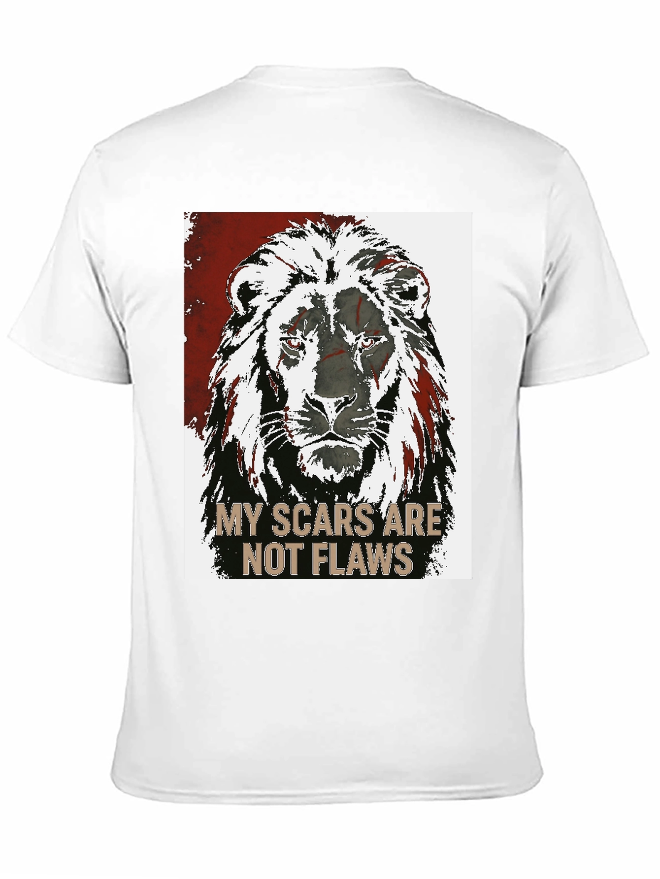 Lion Scars Graphic Tee - Unisex Black T-Shirt
