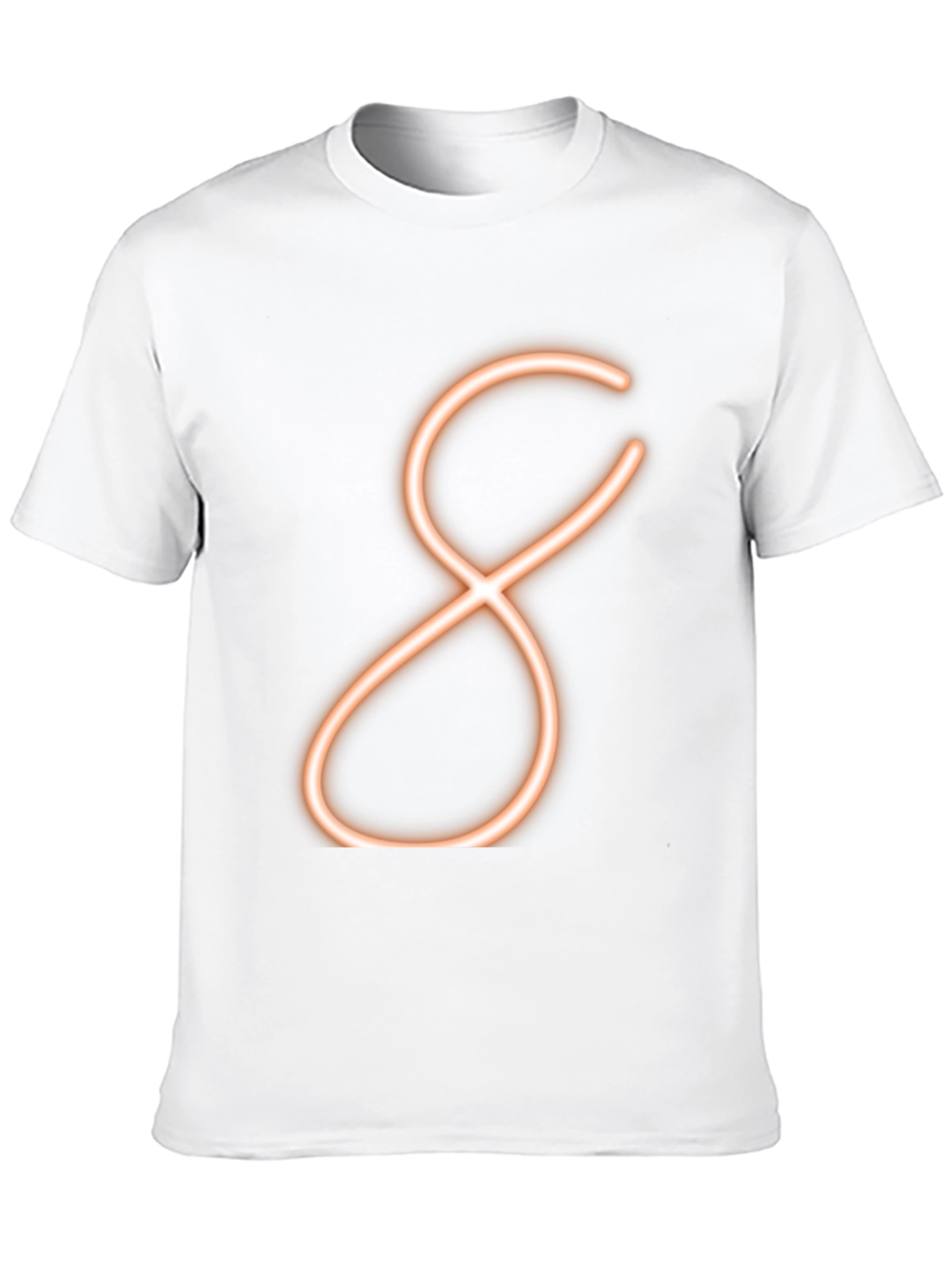 Neon Infinity Symbol Black T-Shirt
