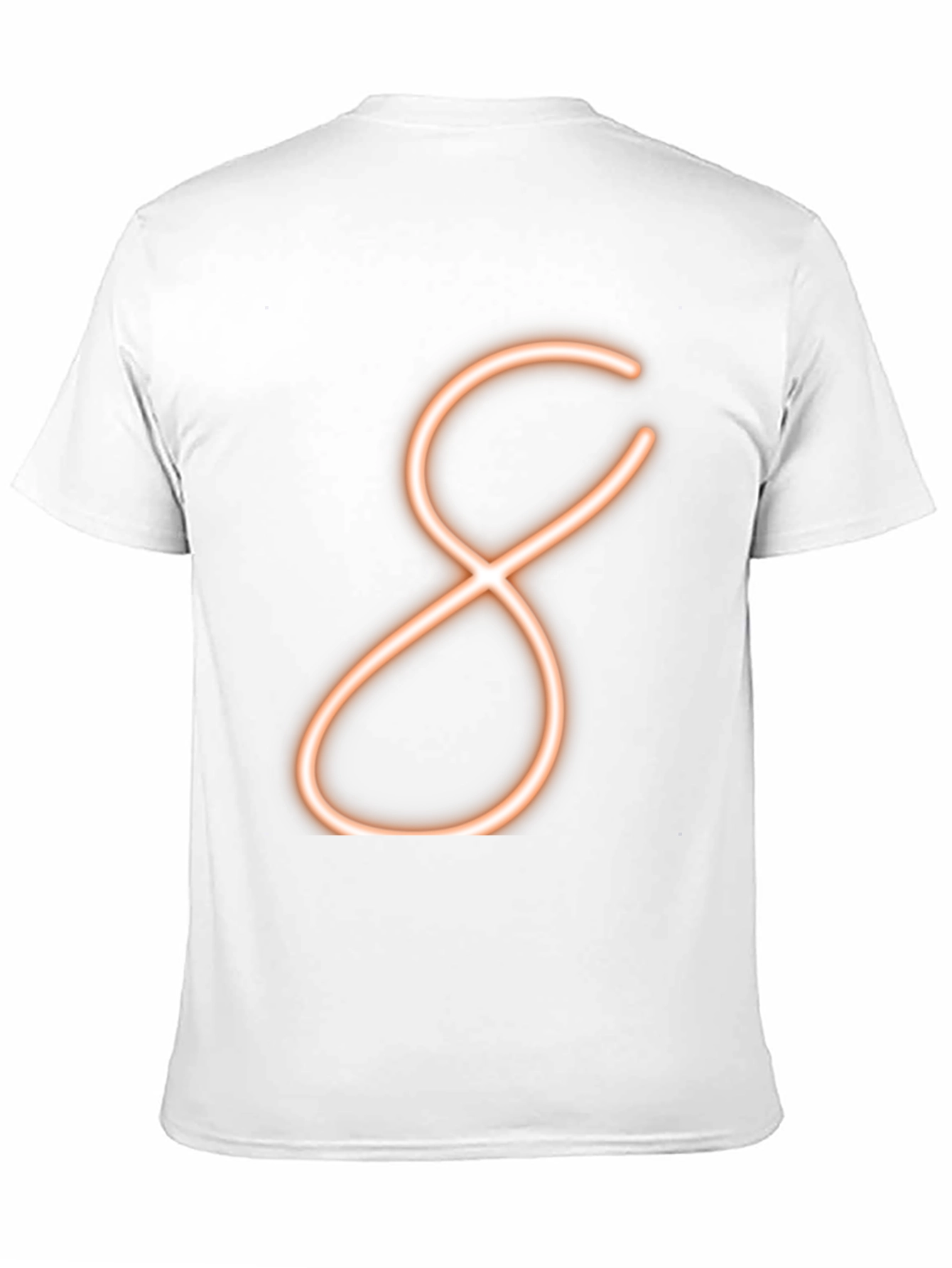 Neon Infinity Symbol Black T-Shirt