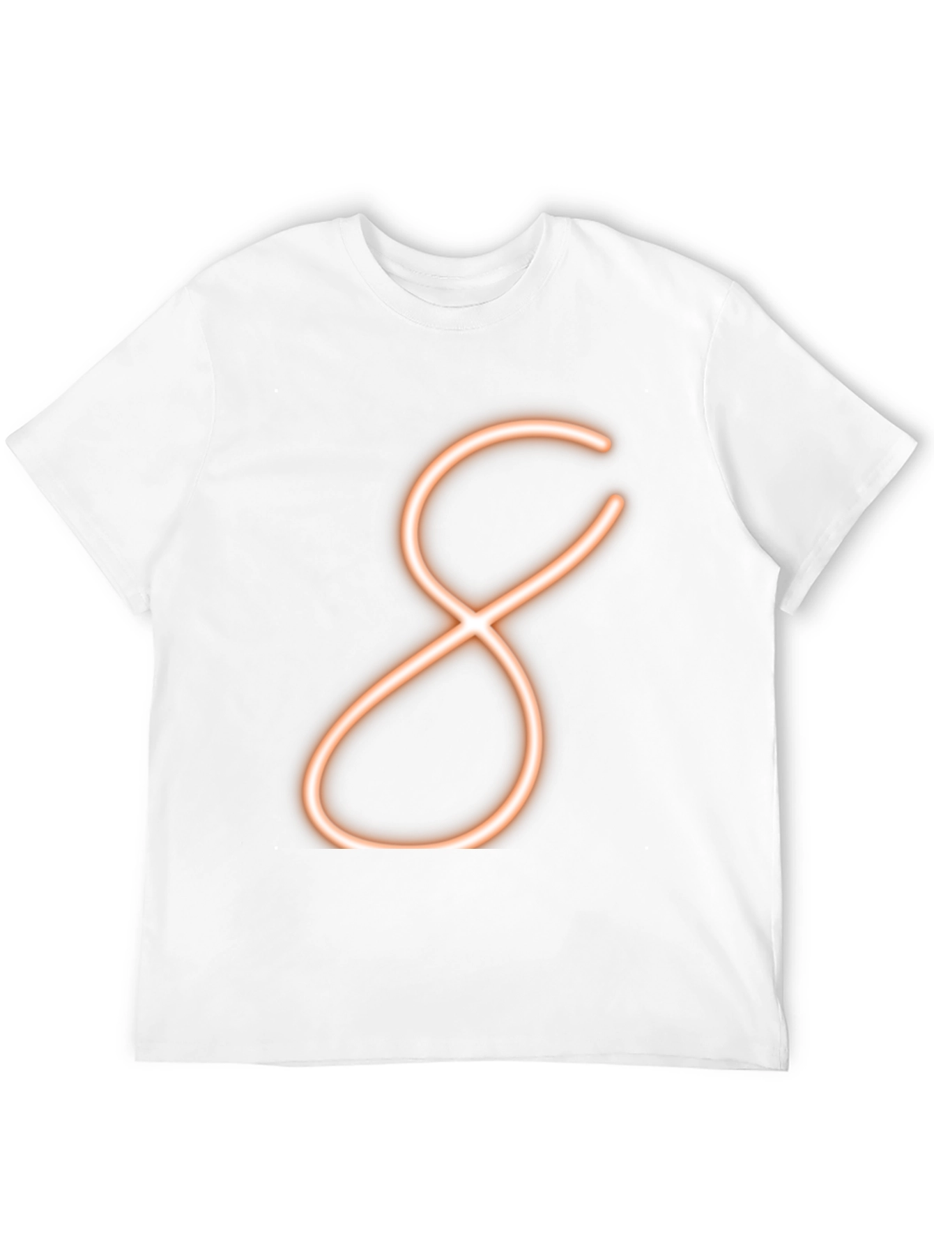 Neon Infinity Symbol Black T-Shirt