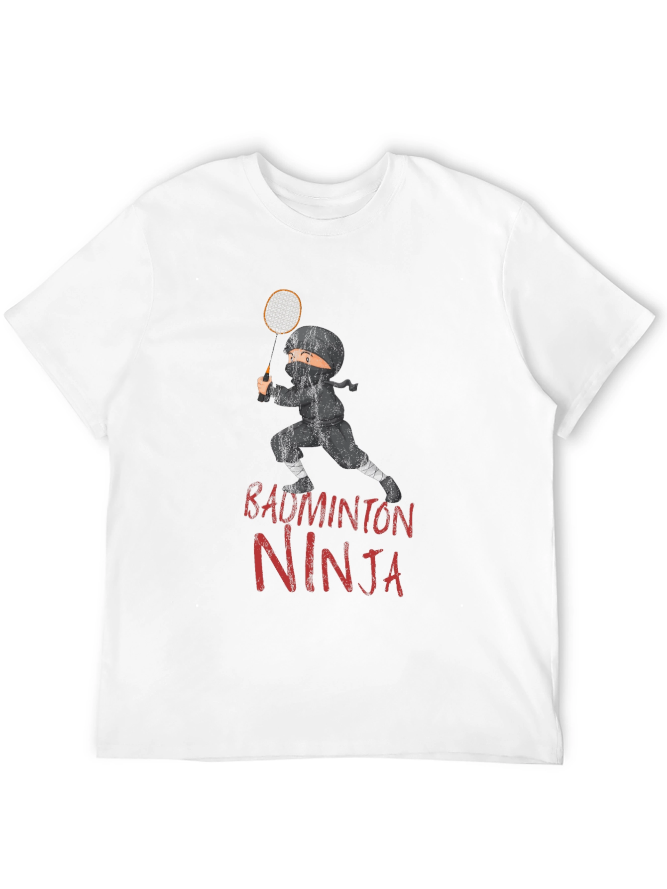 Badminton Ninja Graphic T-Shirt
