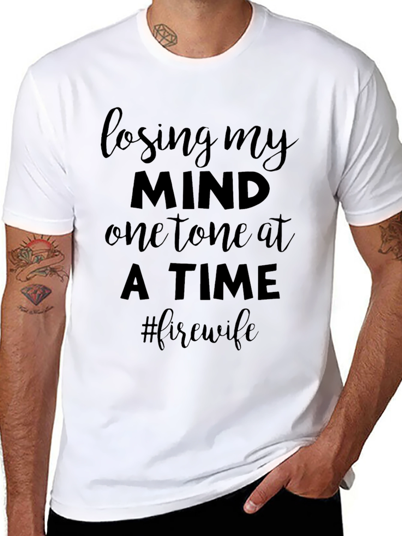 Losing My Mind Firewife Graphic Tee