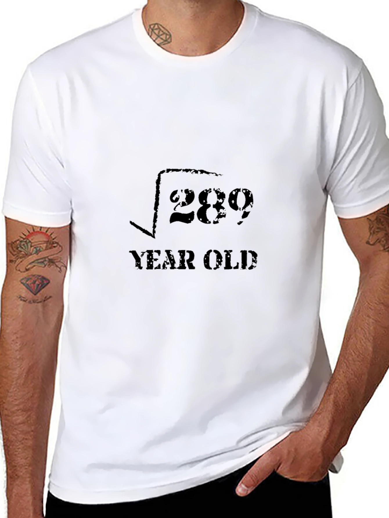 Funny Math 17 Year Old Birthday T-Shirt