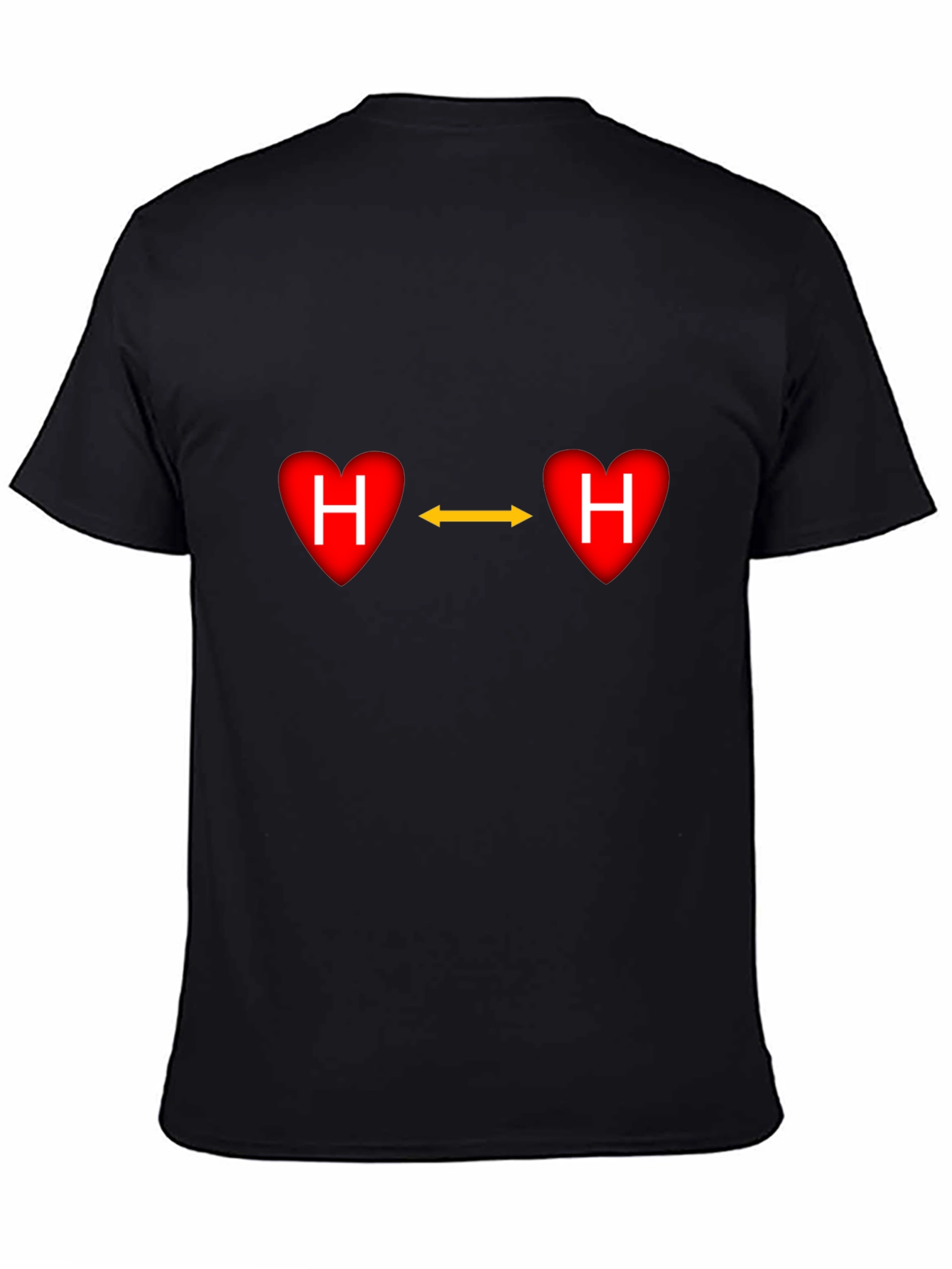 Hydrogen Bond Heart T-Shirt - Love Connection