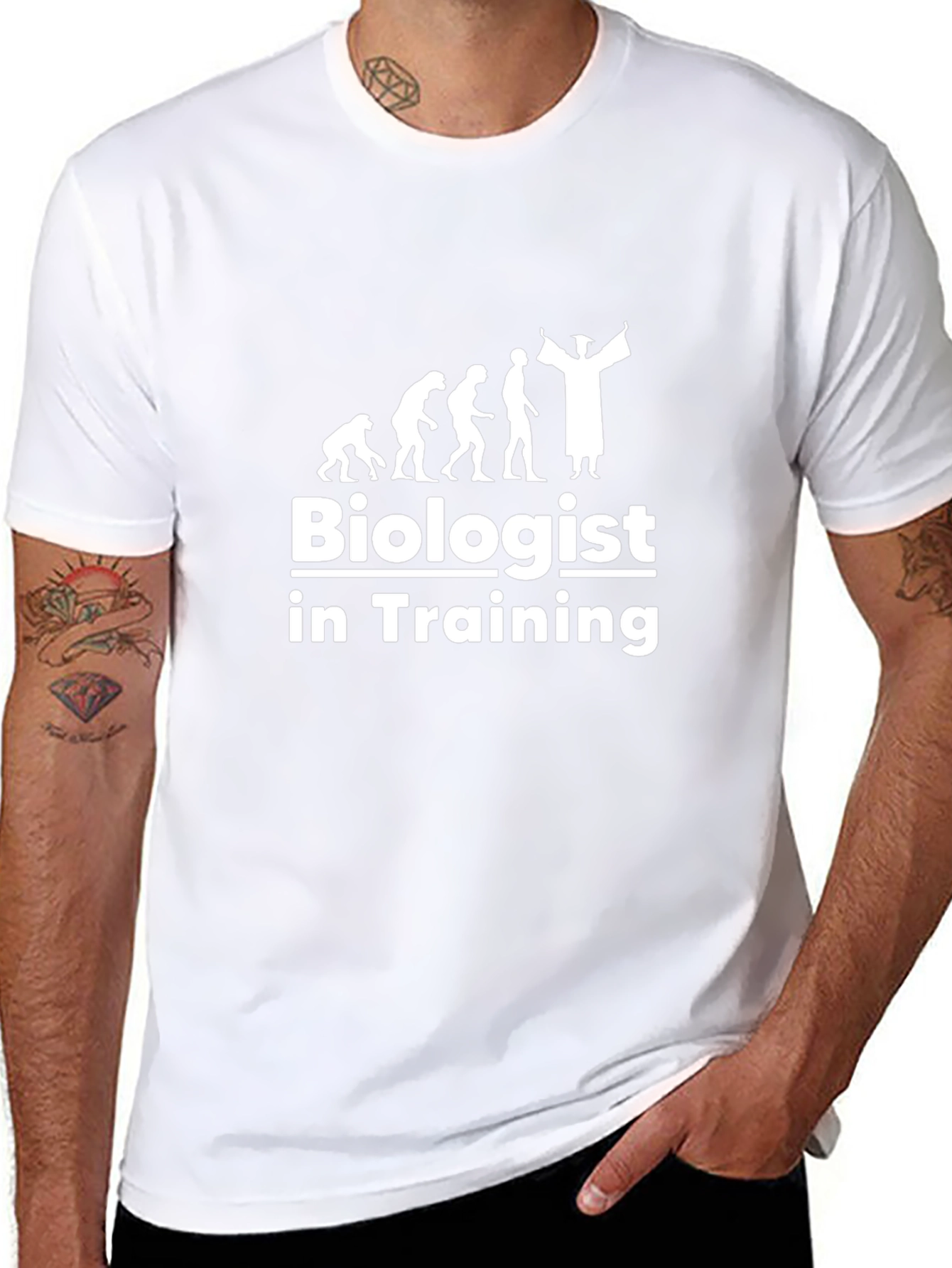 Biologist in Training Black T-Shirt
