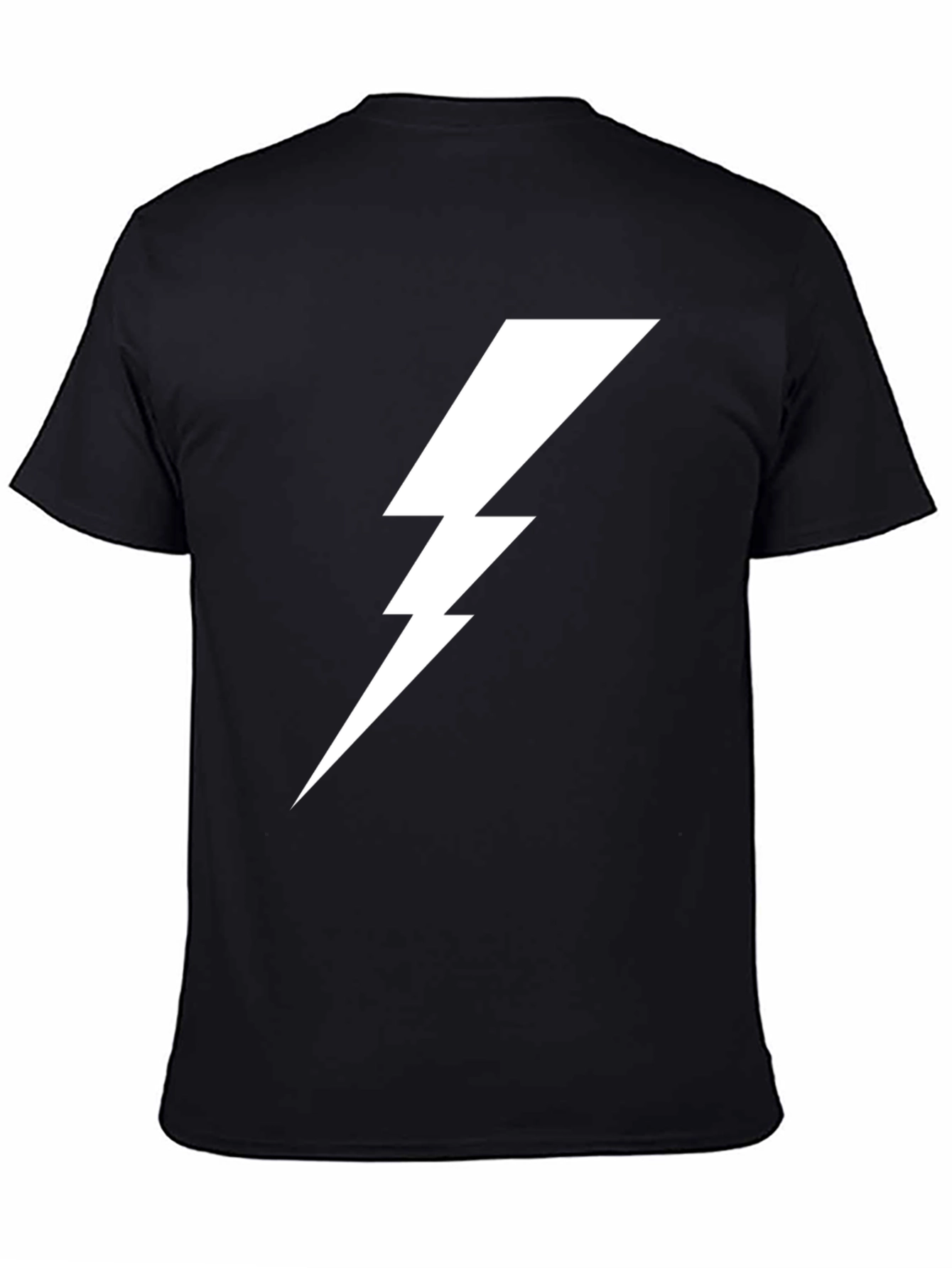 Lightning Bolt Graphic Tee - Mens Black Shirt