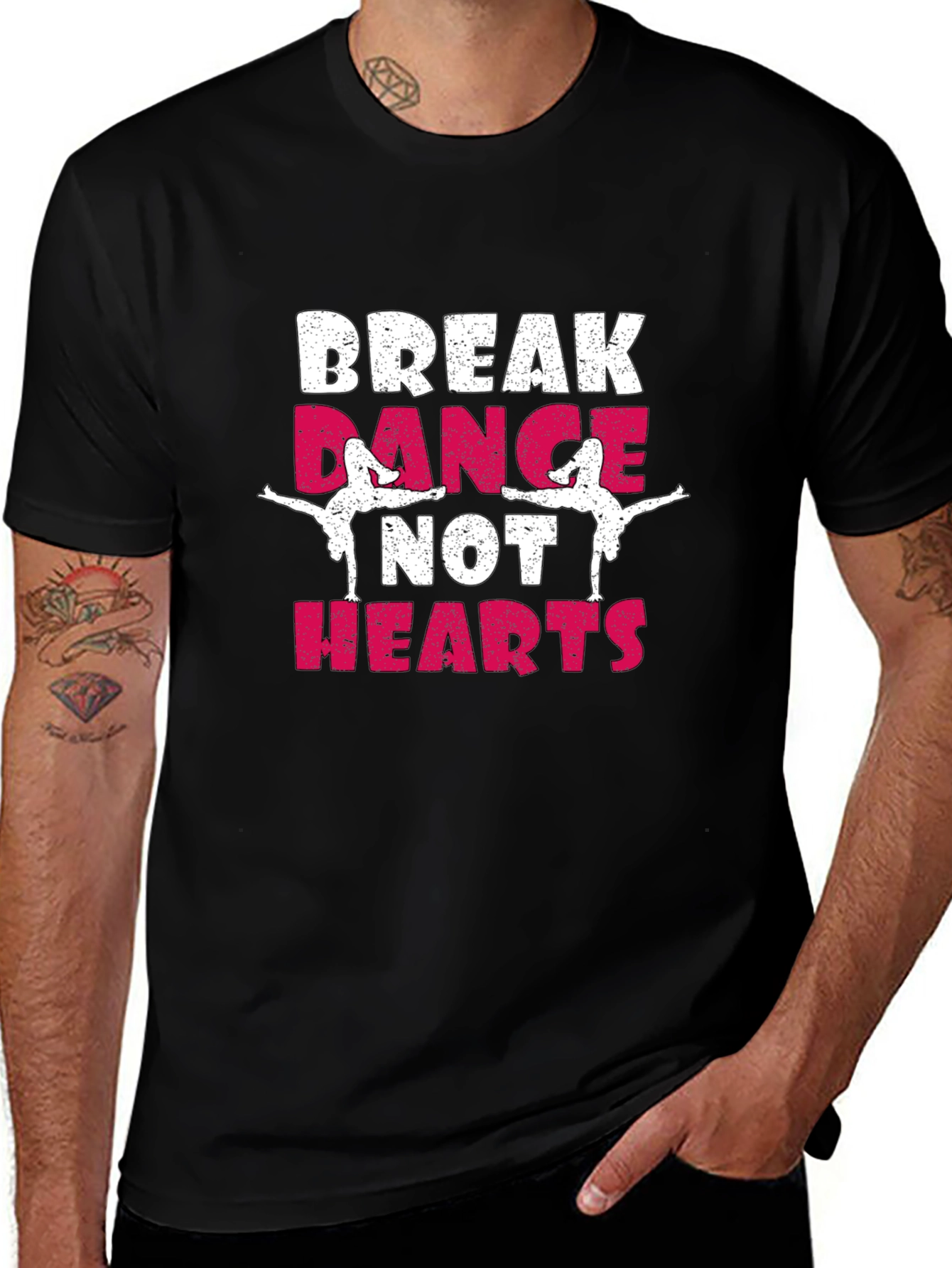Break Dance Not Hearts T-Shirt