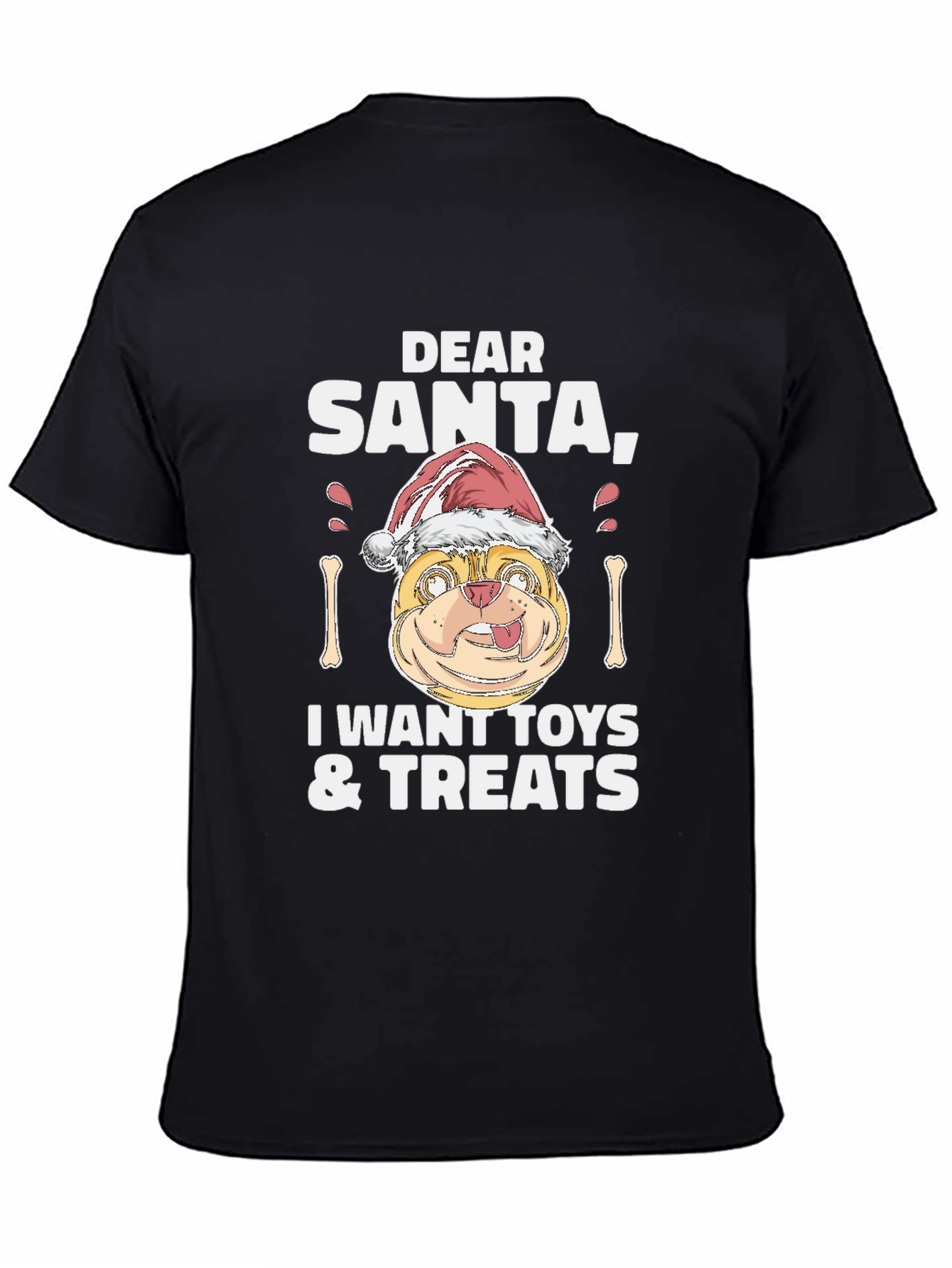 Dear Santa Pug T-Shirt