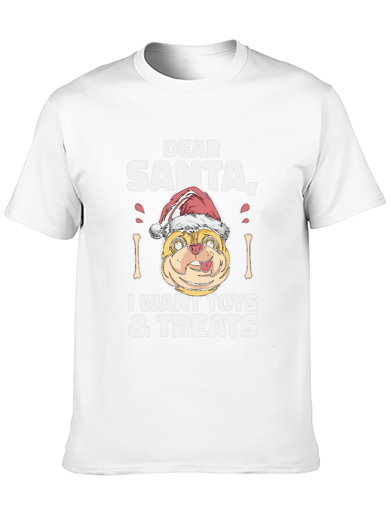 Dear Santa Pug T-Shirt