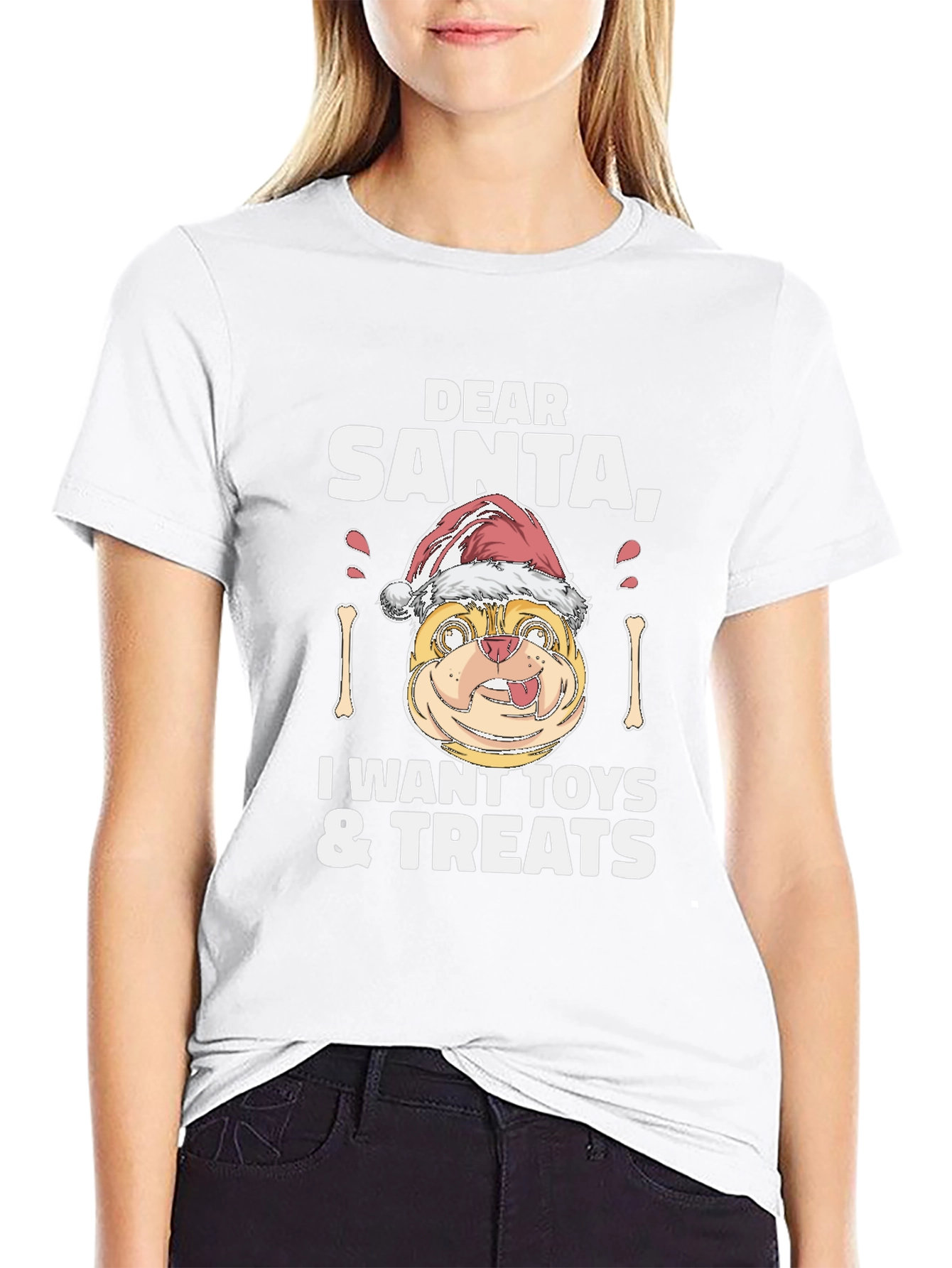 Dear Santa Pug T-Shirt