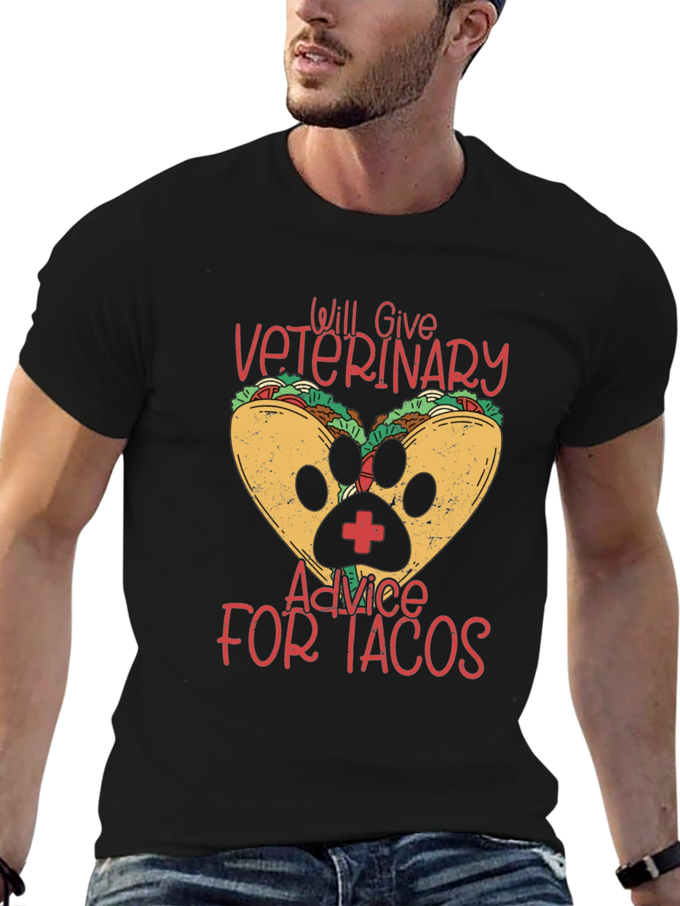 Veterinary Advice for Tacos Funny T-Shirt
