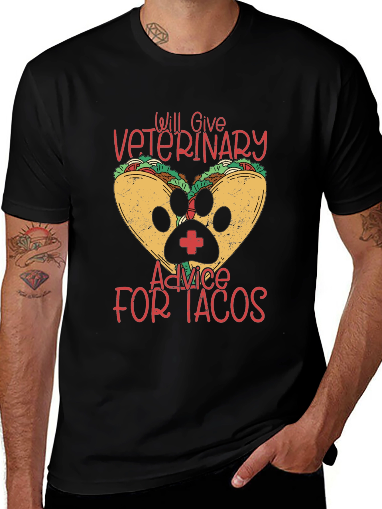 Veterinary Advice for Tacos Funny T-Shirt