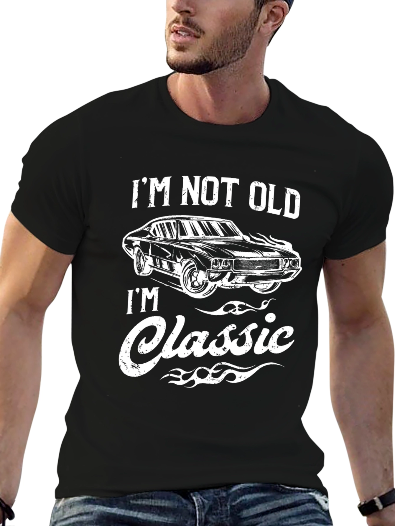 Im Not Old Im Classic Black T-Shirt