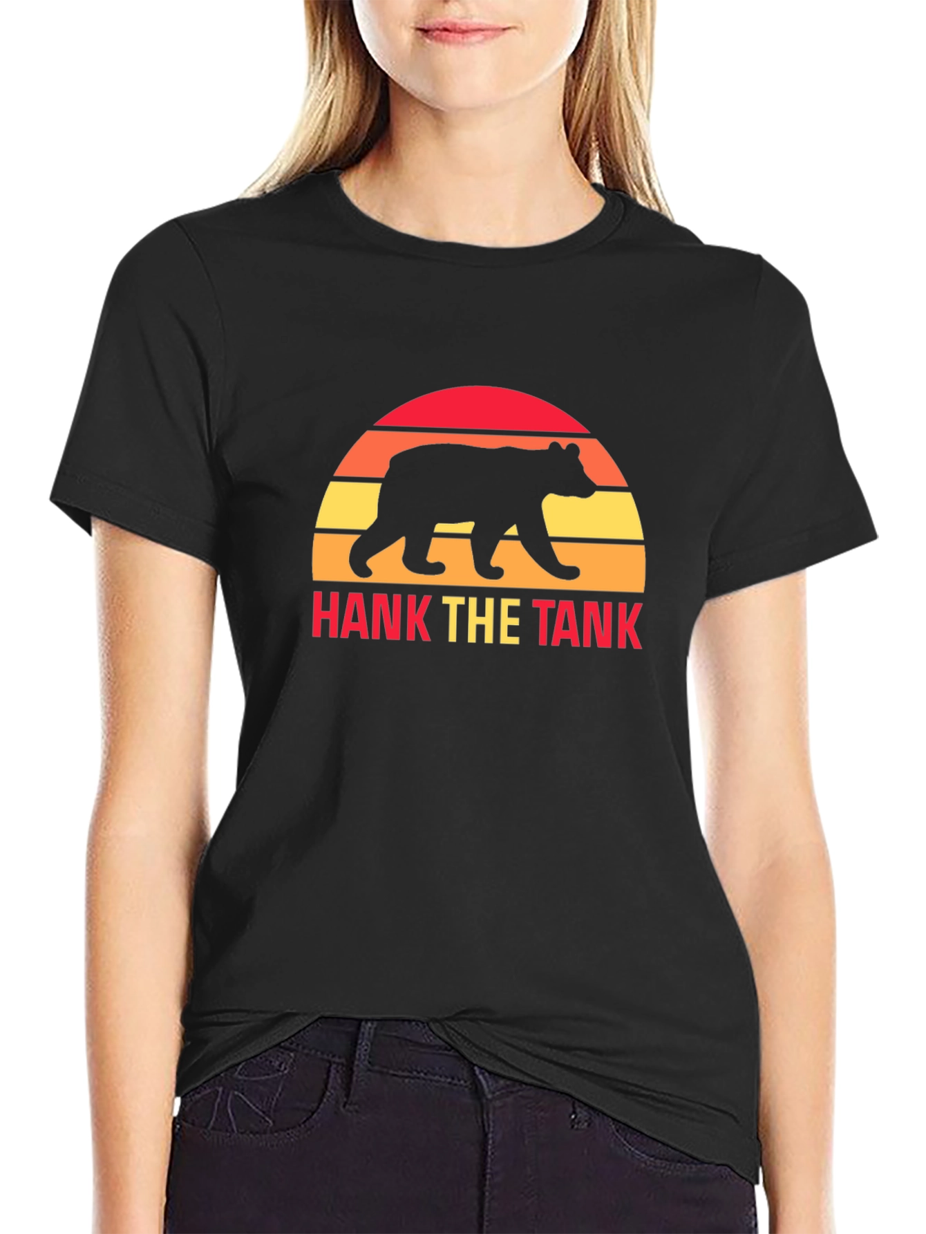 Hank the Tank Bear Graphic T-Shirt
