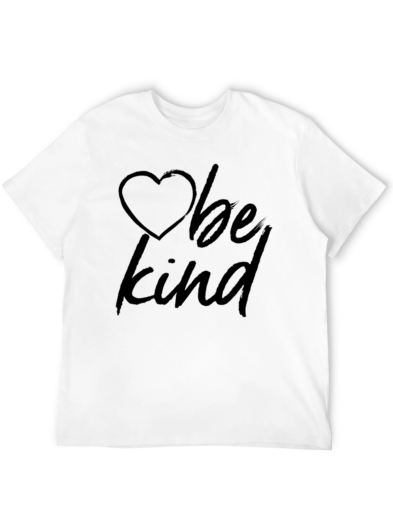 Be Kind Heart Graphic Tee - Classic Crew Neck