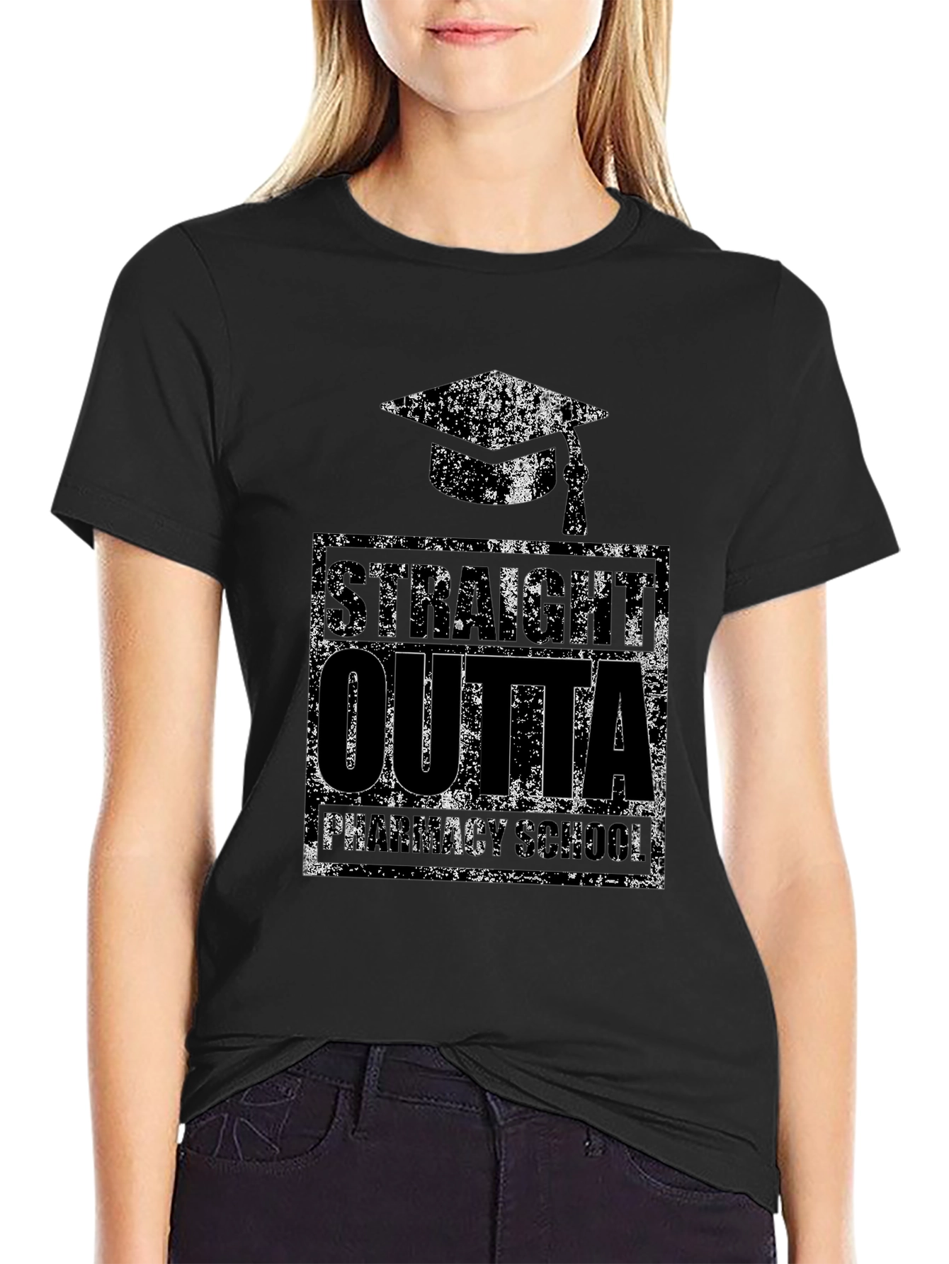 Straight Outta Graduate School Graduation T-Shirt