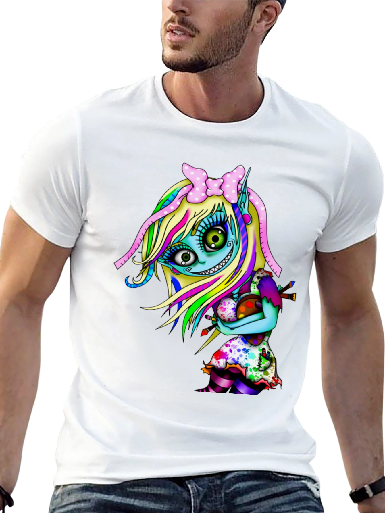 Cartoon Monster Graphic Tee