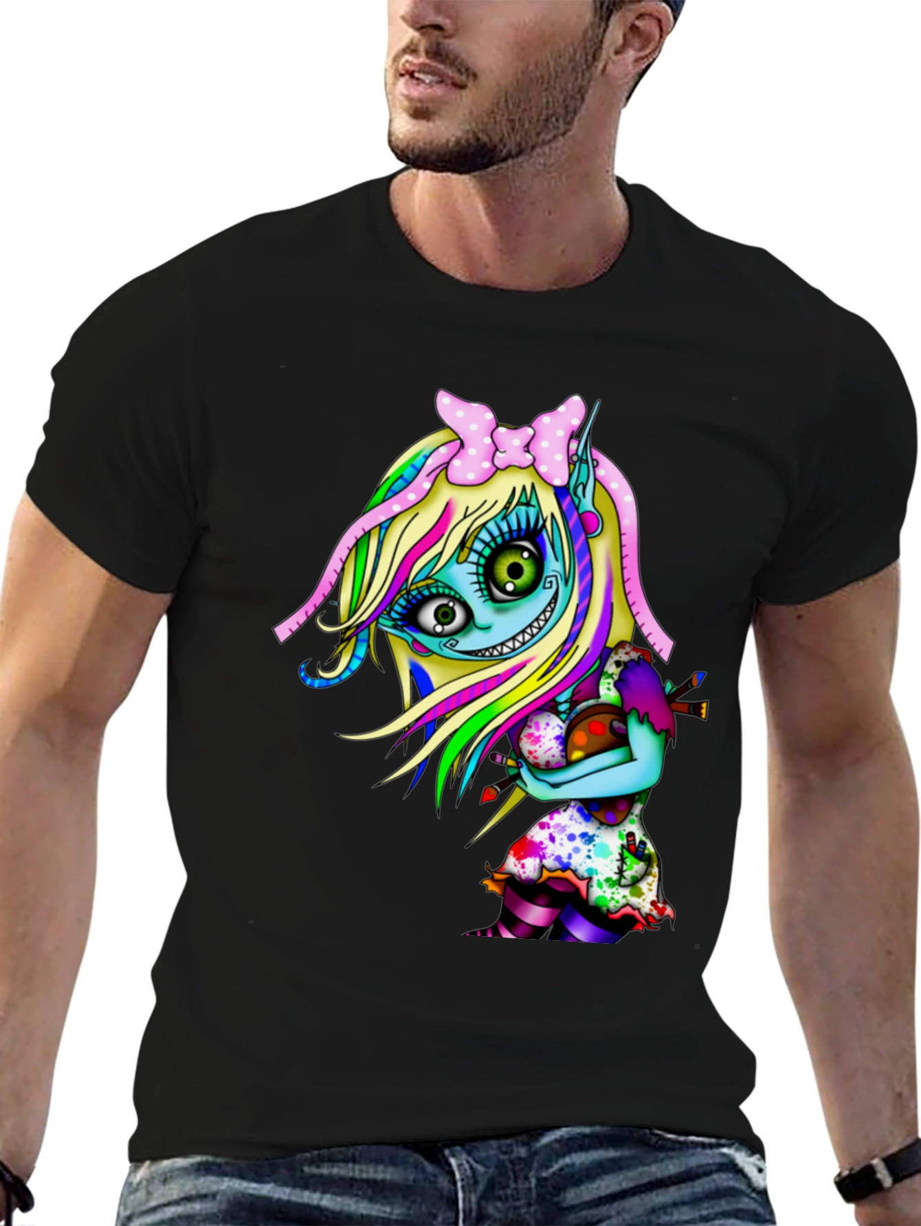 Cartoon Monster Graphic Tee