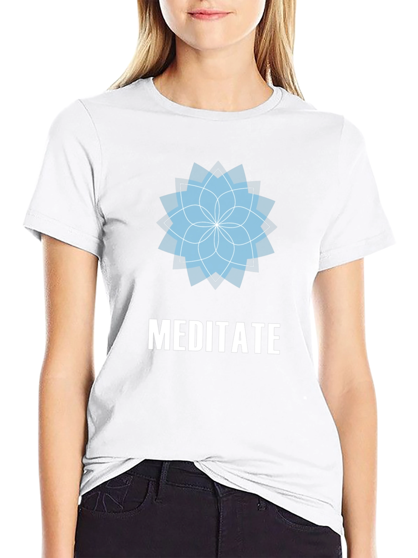 Meditate Graphic Tee - Relax & Find Your Zen
