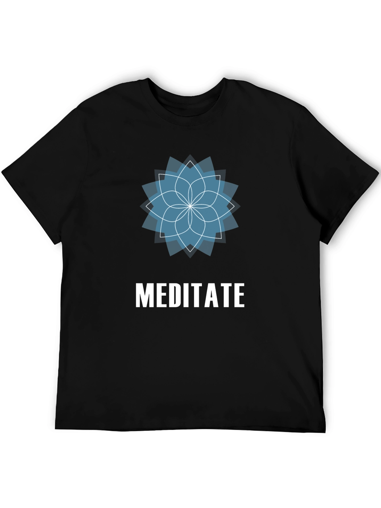 Meditate Graphic Tee - Relax & Find Your Zen