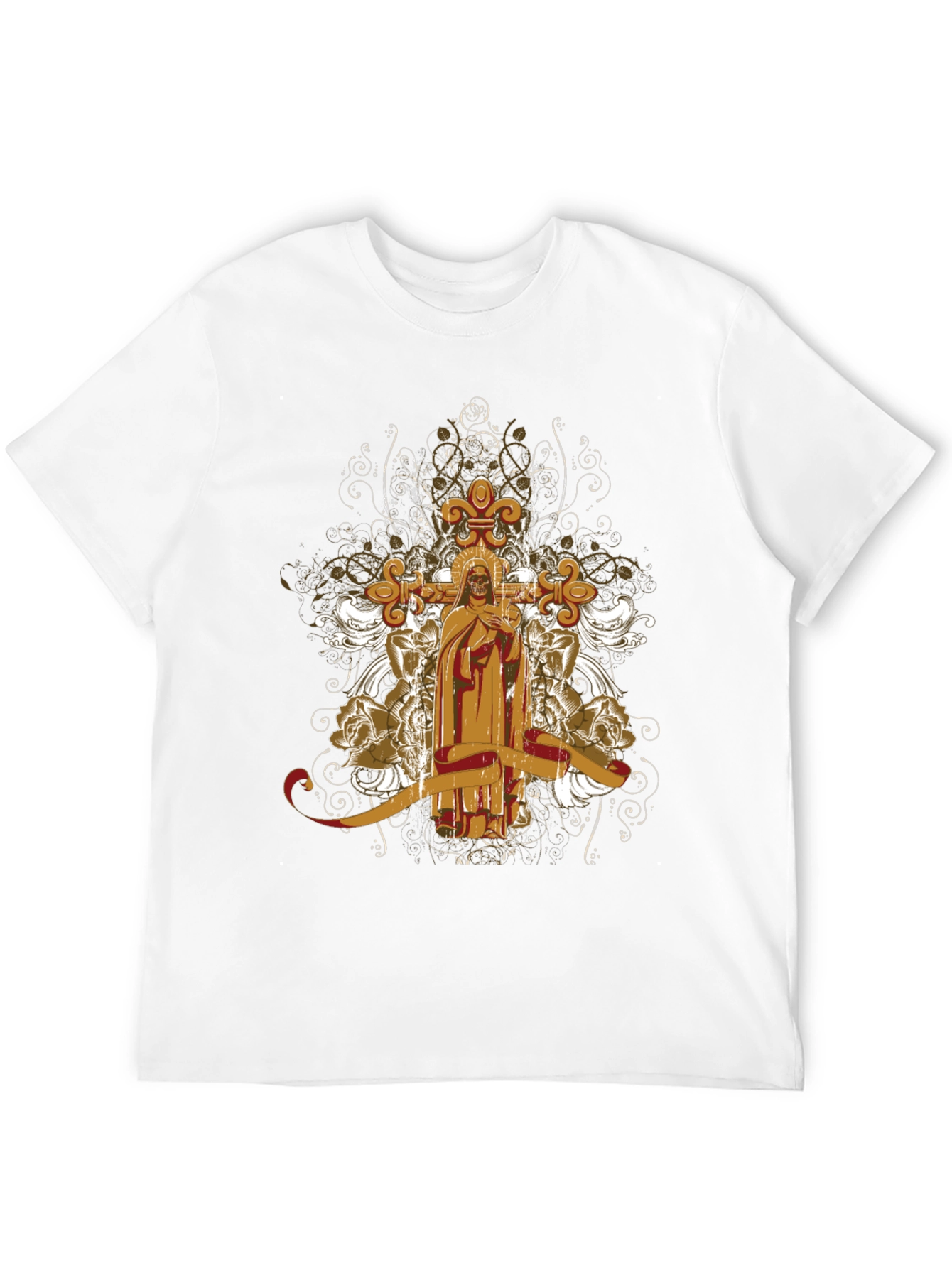 Gothic Skull & Cross T-Shirt