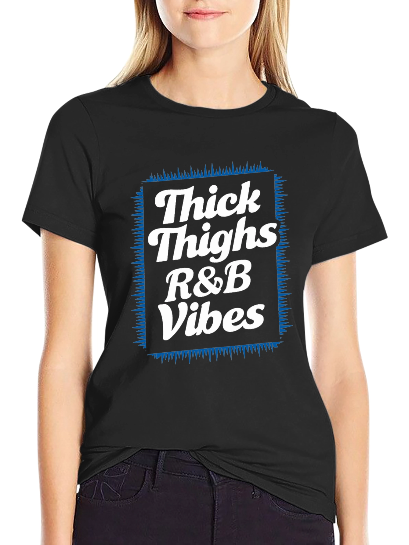 Thick Thighs R&B Vibes Graphic Tee