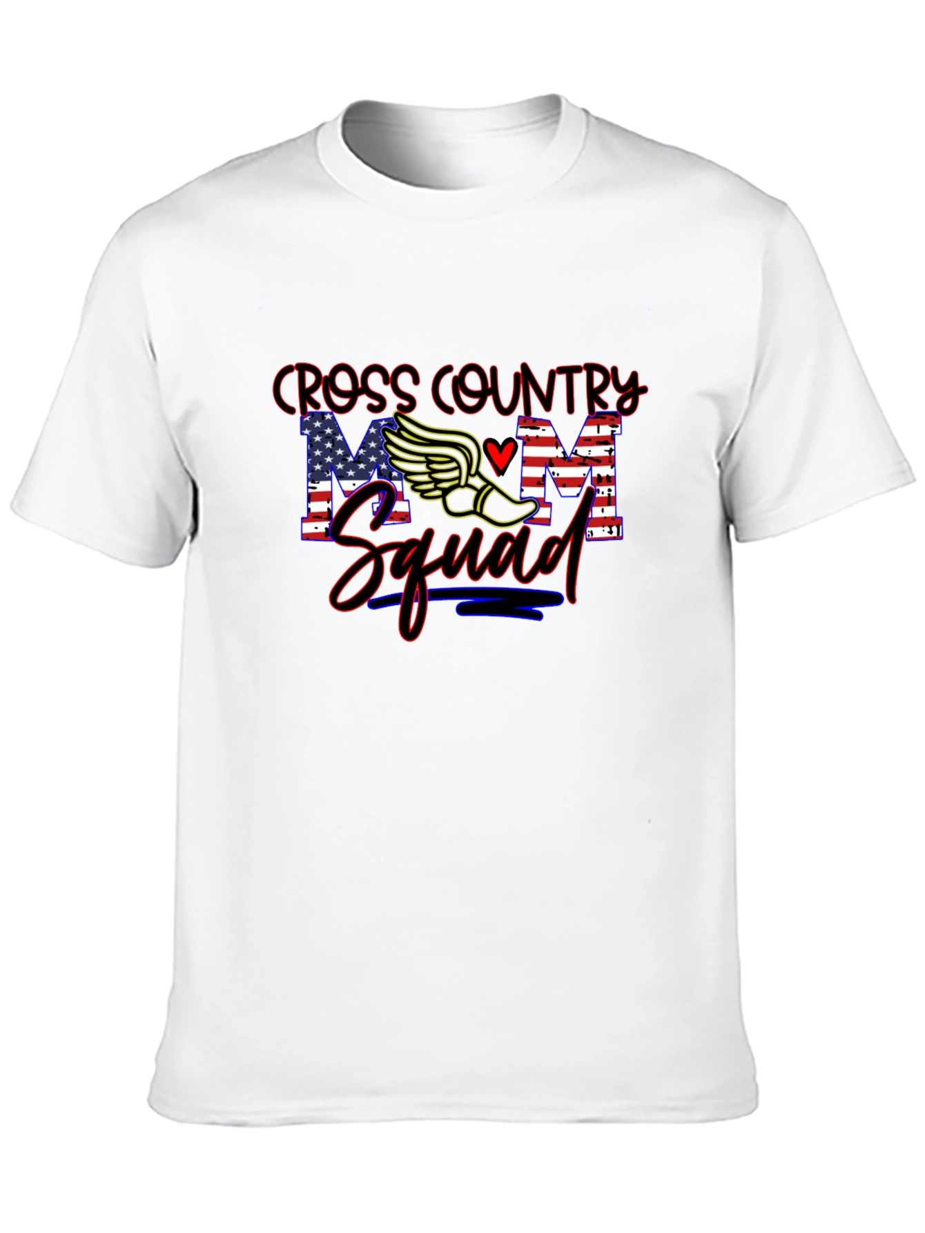 Cross Country Mom Squad Graphic T-Shirt