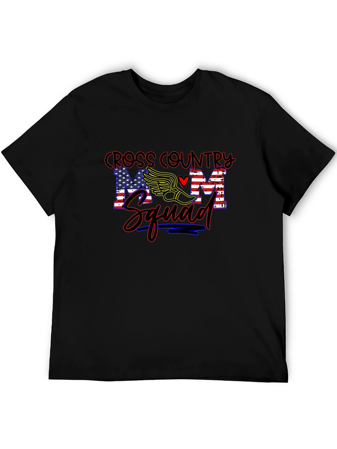 Cross Country Mom Squad Graphic T-Shirt