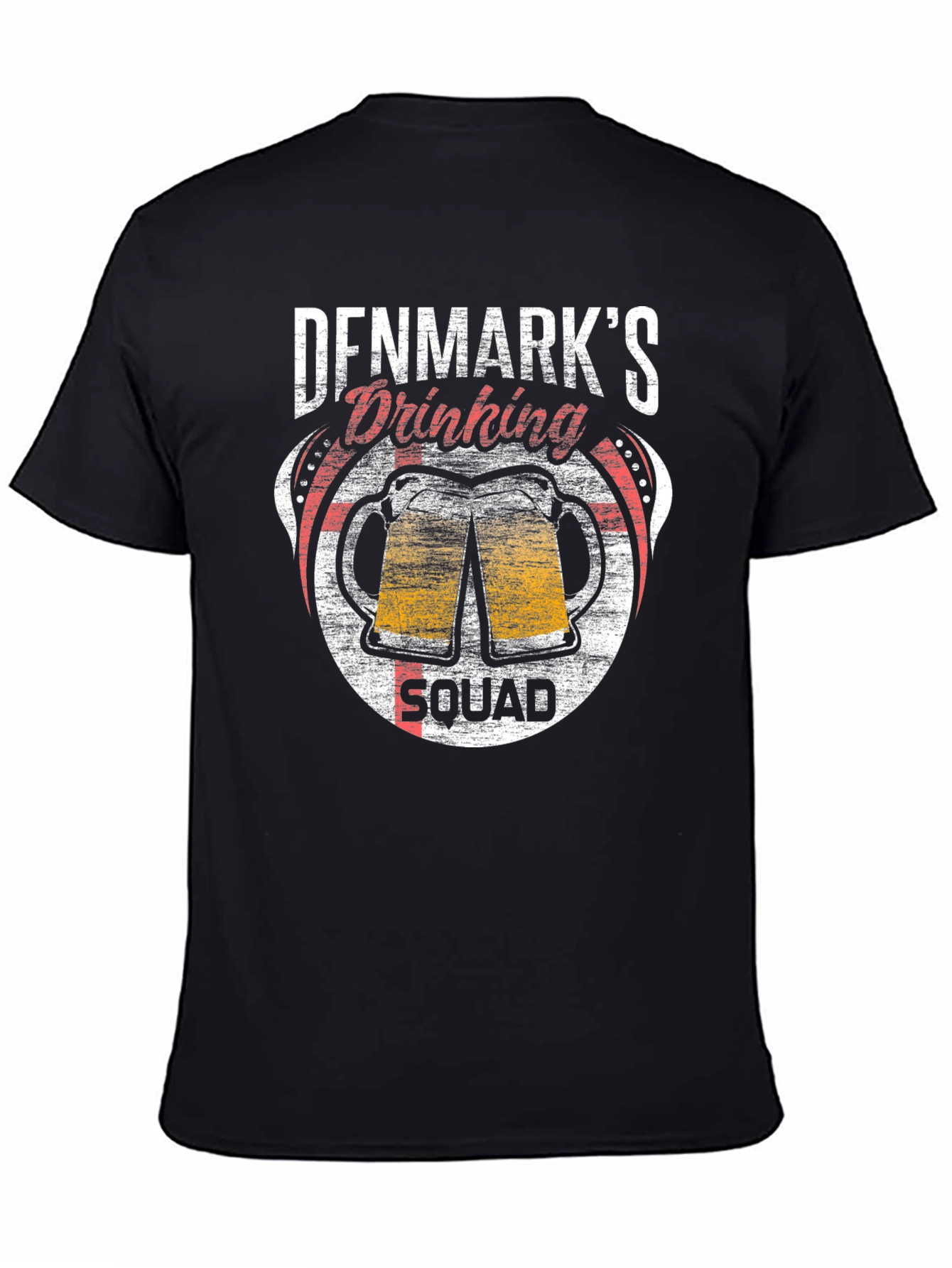 Denmark Drinking Squad Tee - Perfect Party Shirt