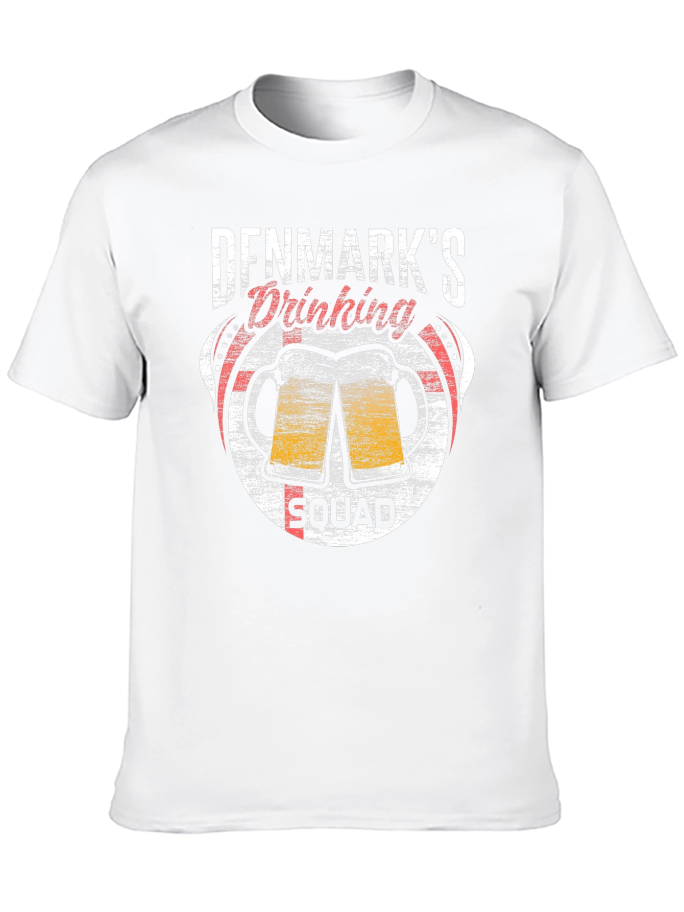 Denmark Drinking Squad Tee - Perfect Party Shirt