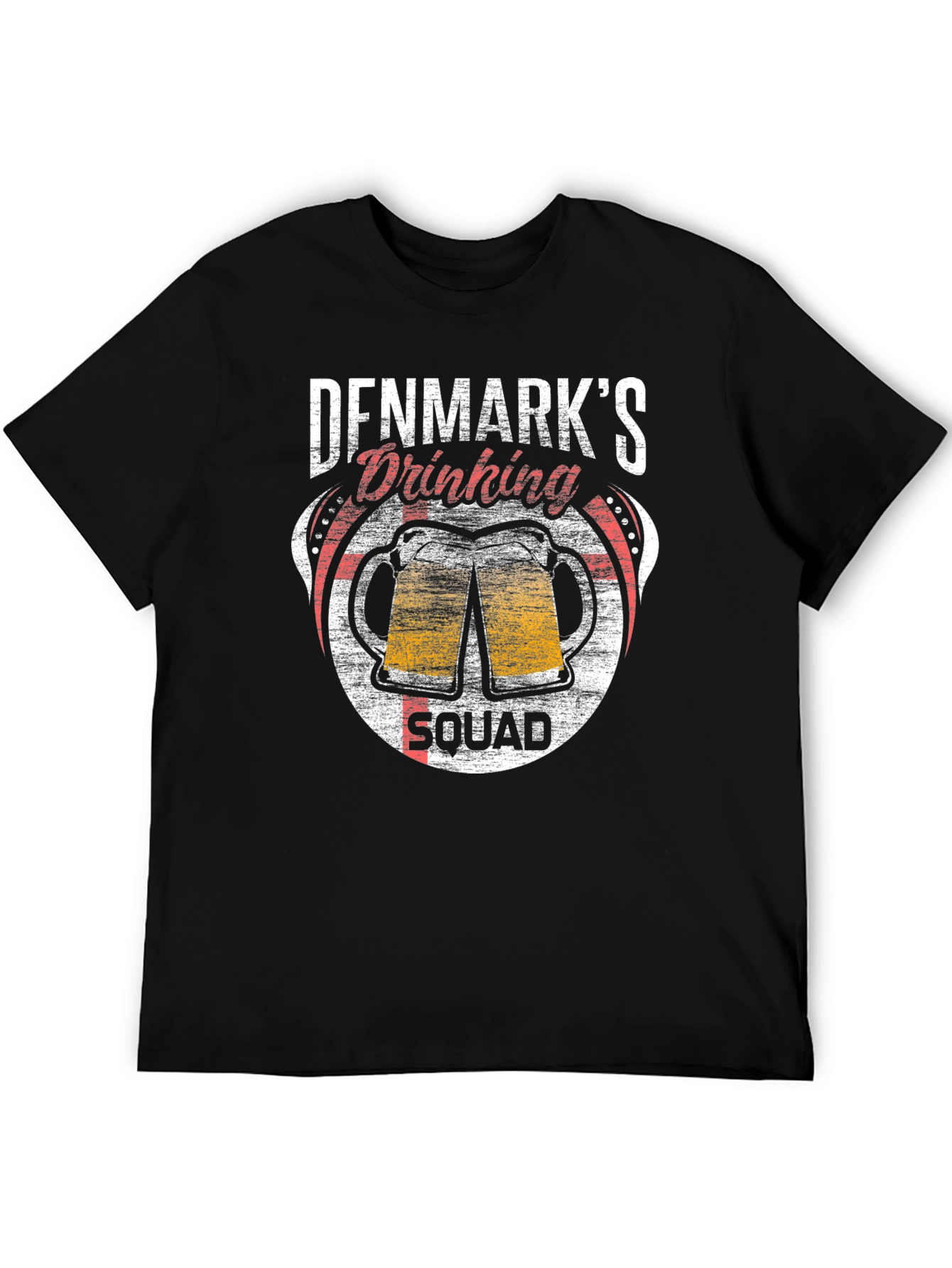 Denmark Drinking Squad Tee - Perfect Party Shirt