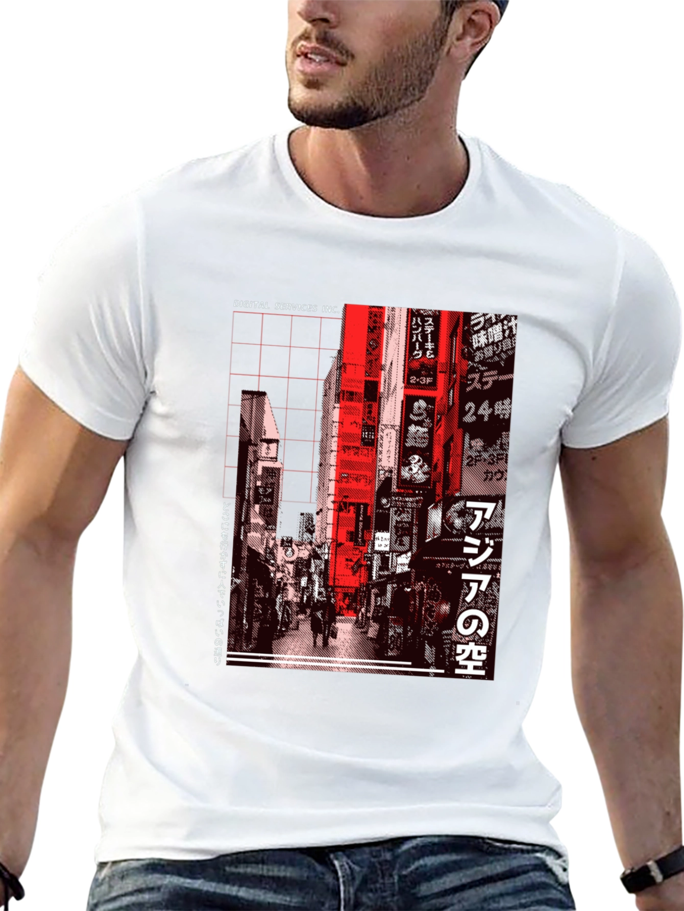 Digital Services Tokyo Graphic Tee - Black