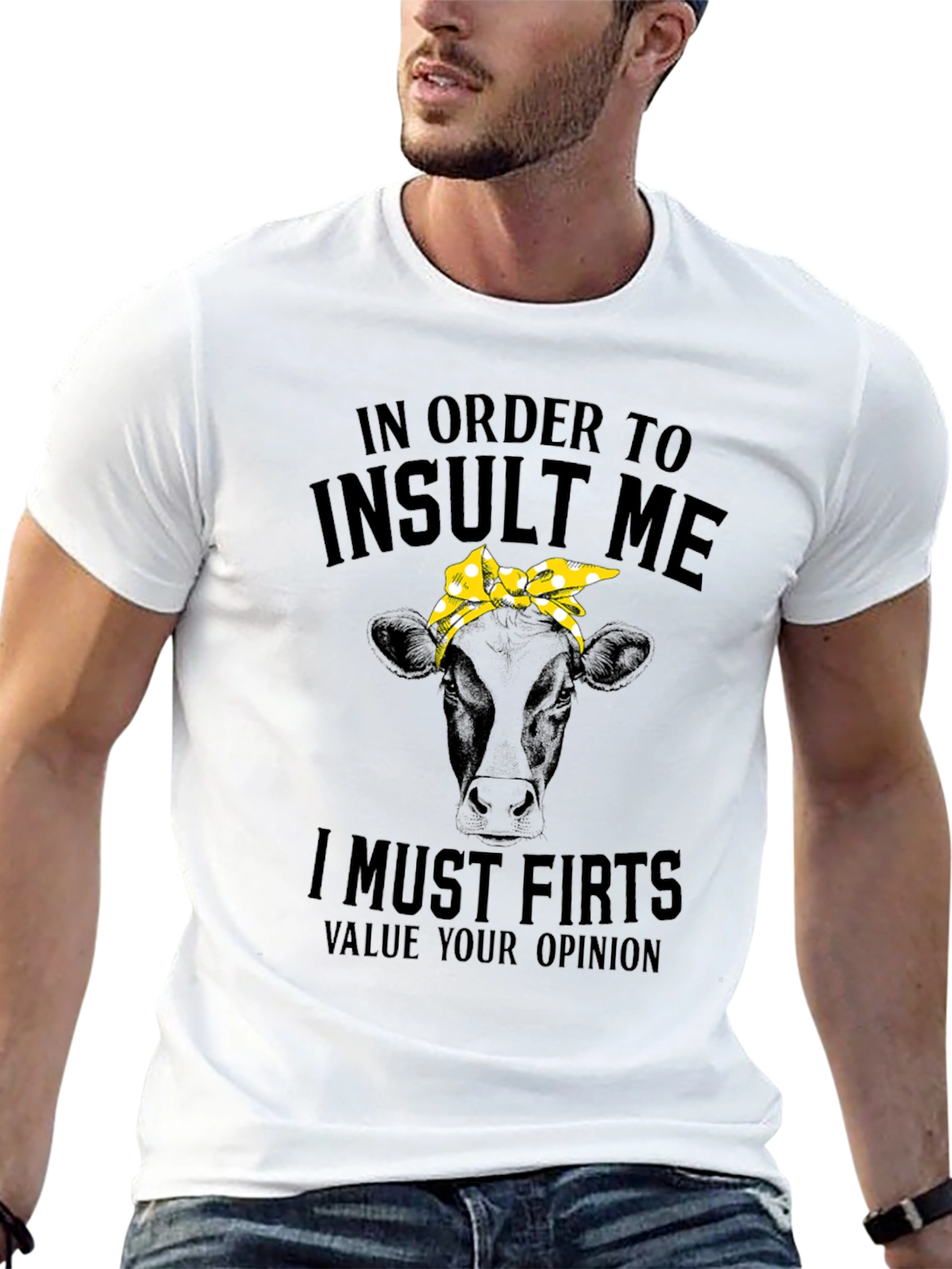 Insult Me Cow T-Shirt