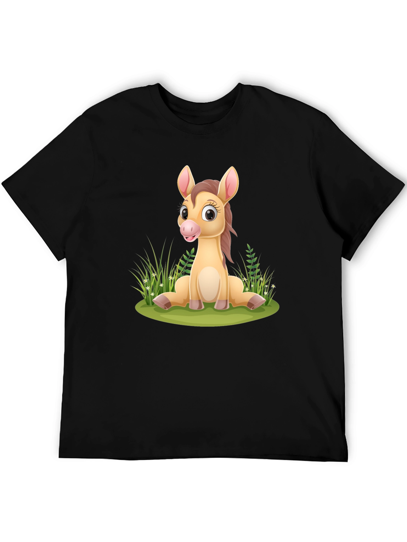 Cute Cartoon Horse T-Shirt