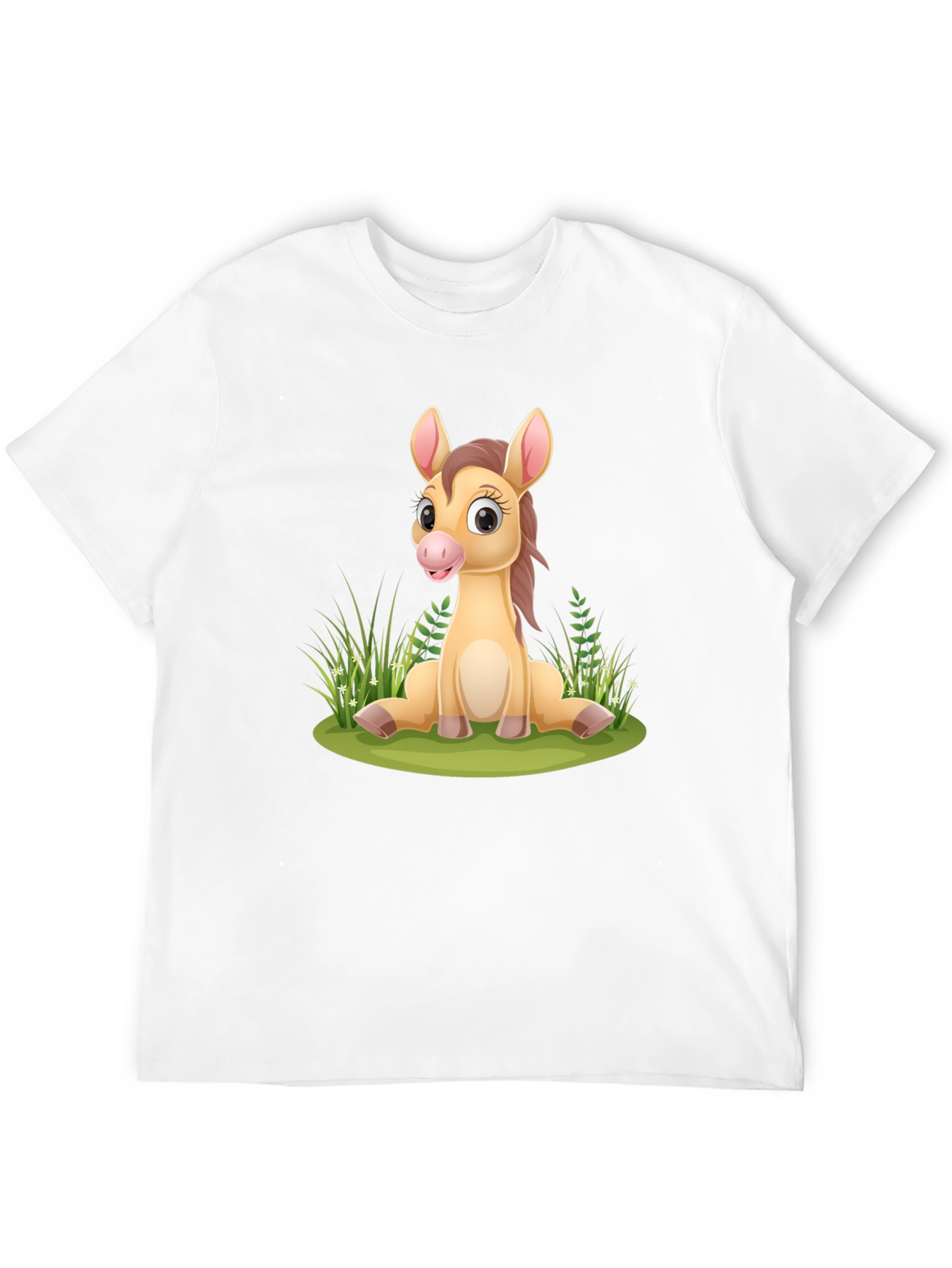 Cute Cartoon Horse T-Shirt