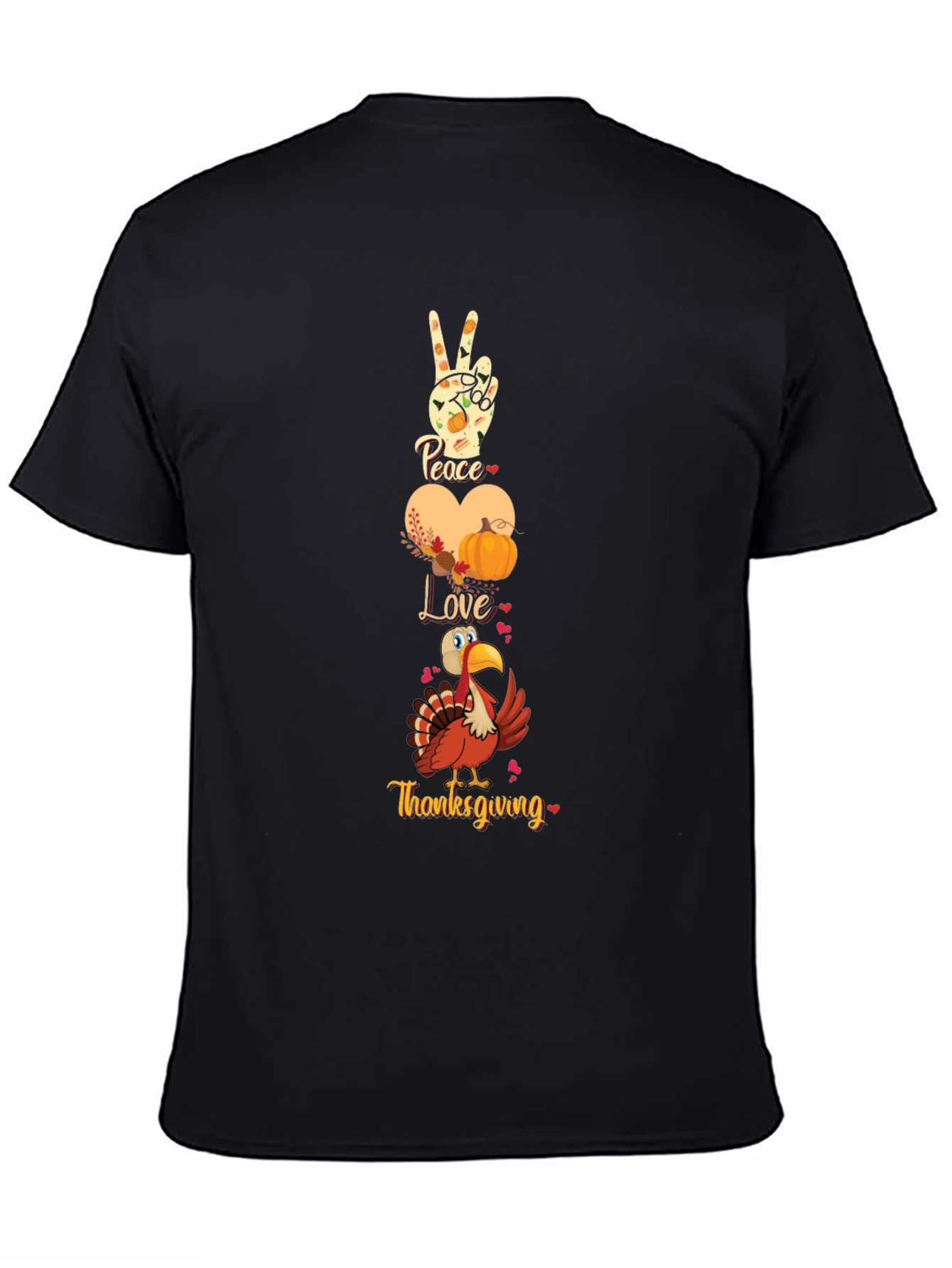 Thanksgiving Peace Love T-Shirt