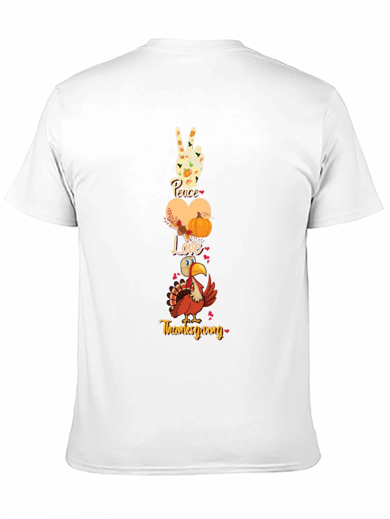 Thanksgiving Peace Love T-Shirt