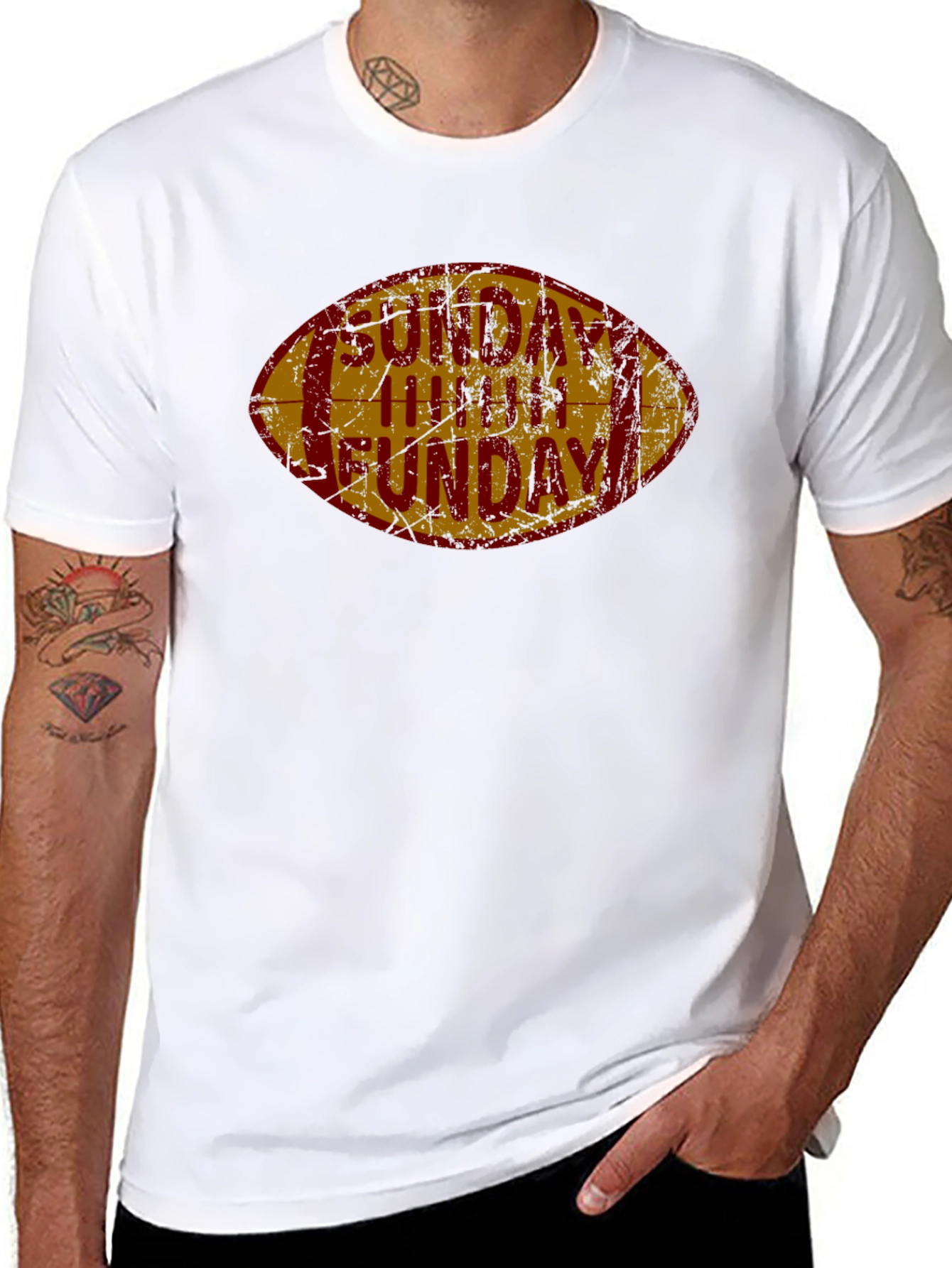 Sunday Funday Football Graphic Tee