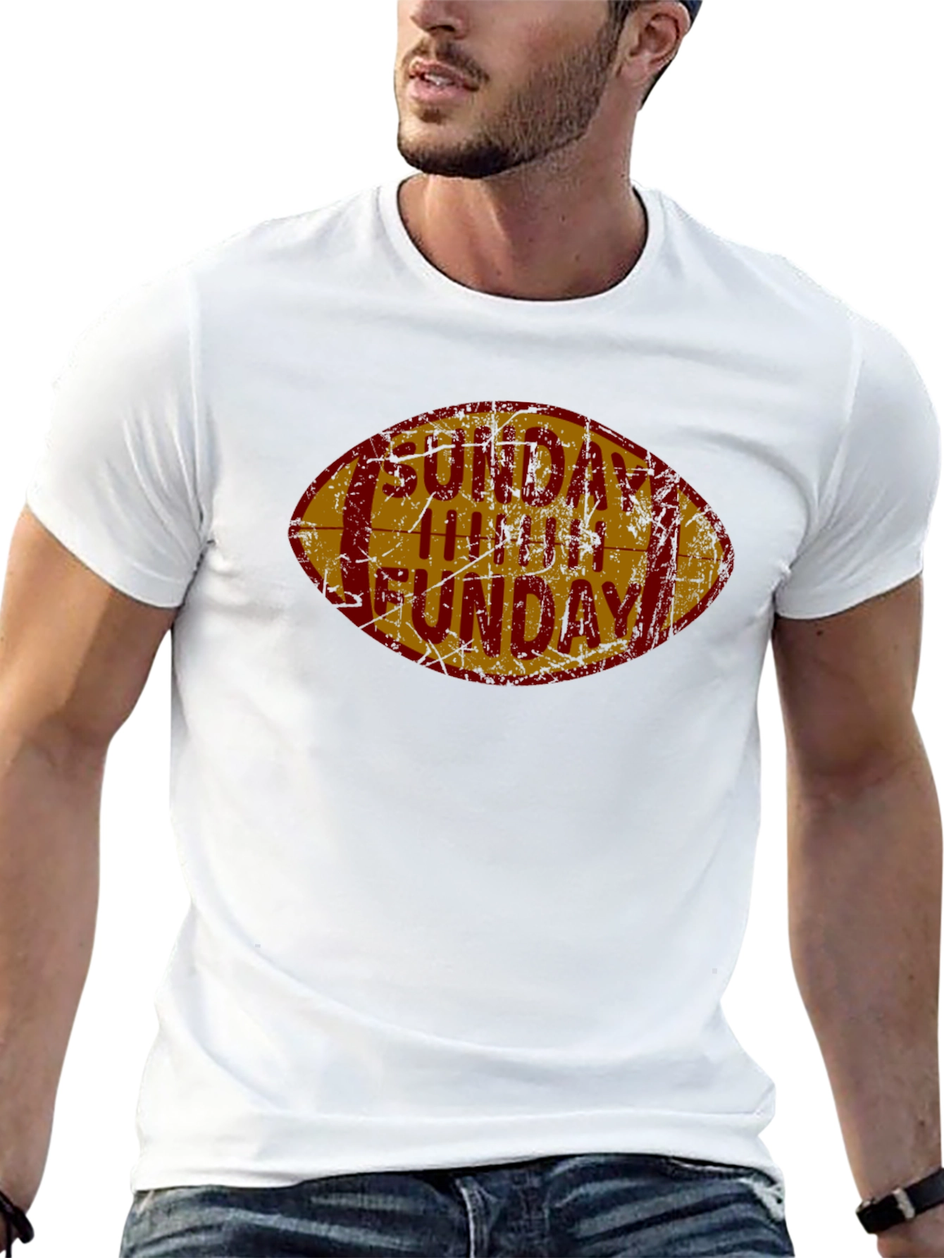 Sunday Funday Football Graphic Tee