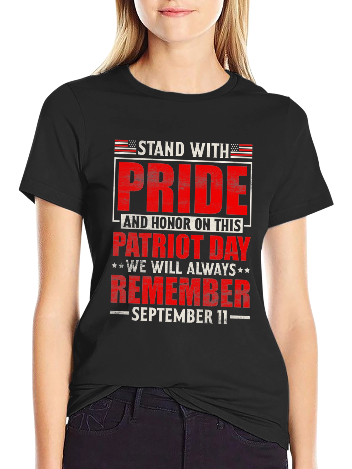 Patriot Day Remember 9/11 Graphic Tee