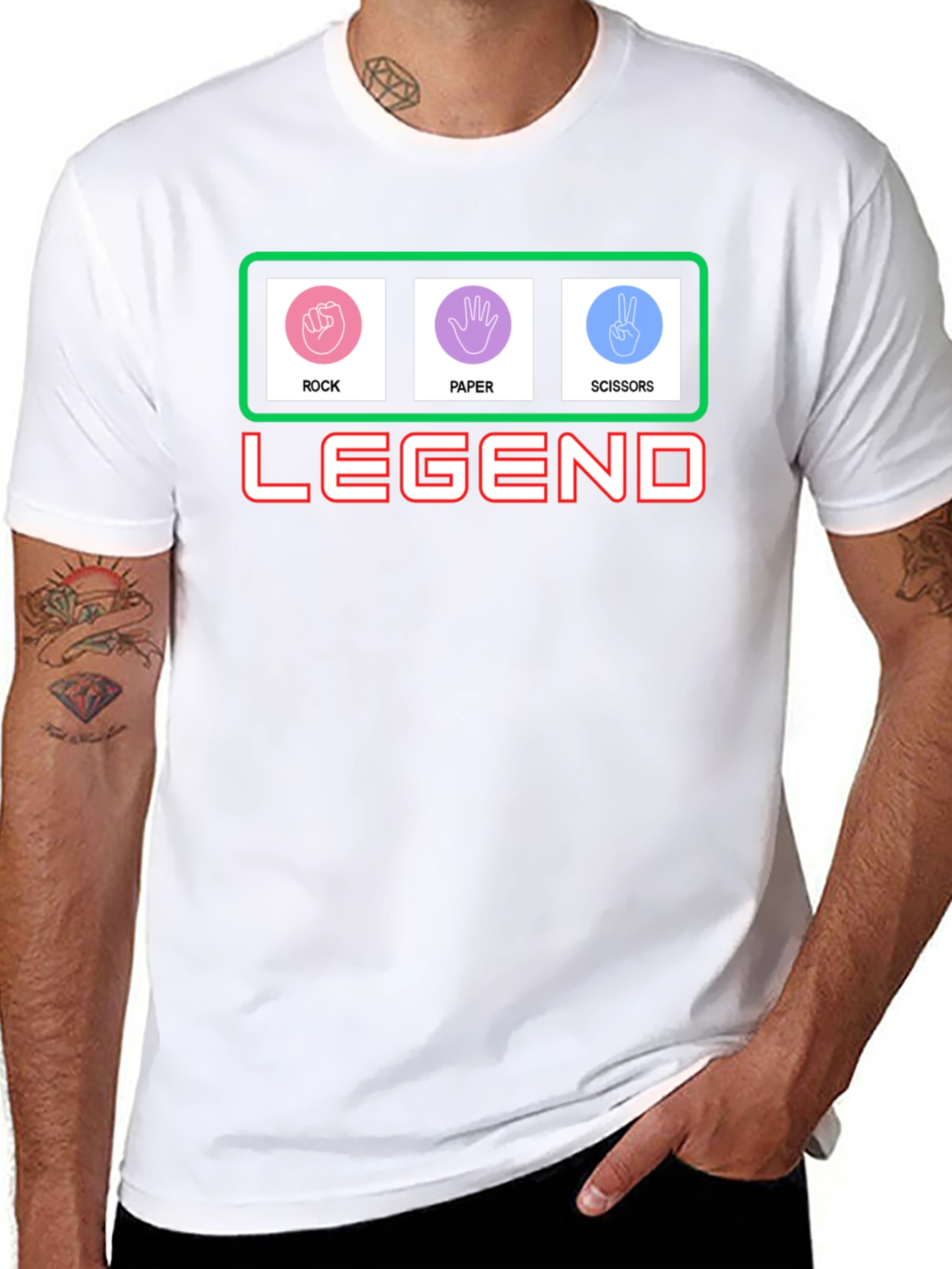 Rock Paper Scissors Legend T-Shirt