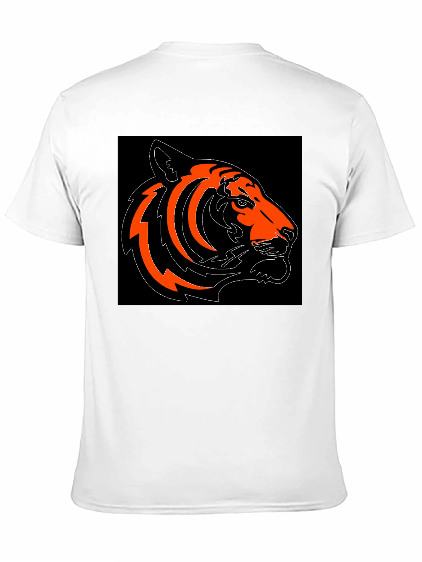 Bold Tiger Graphic Tee - Black