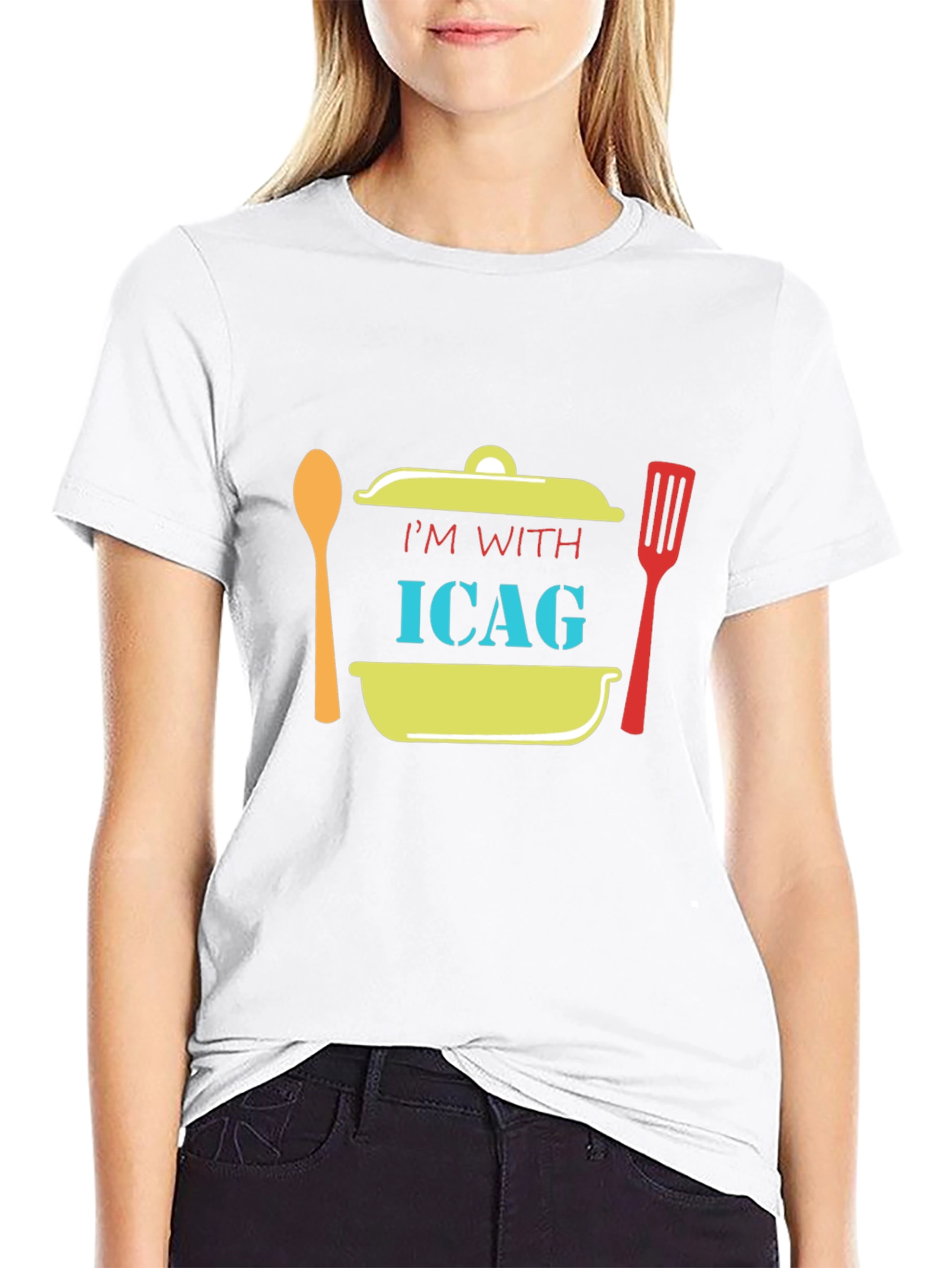 Im With ICAG Funny Cooking T-Shirt