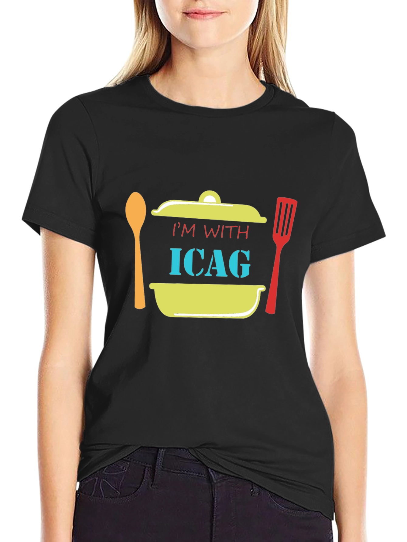 Im With ICAG Funny Cooking T-Shirt