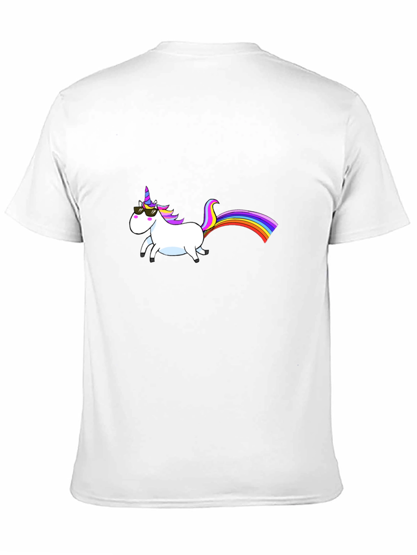 Cool Unicorn Graphic Black T-Shirt