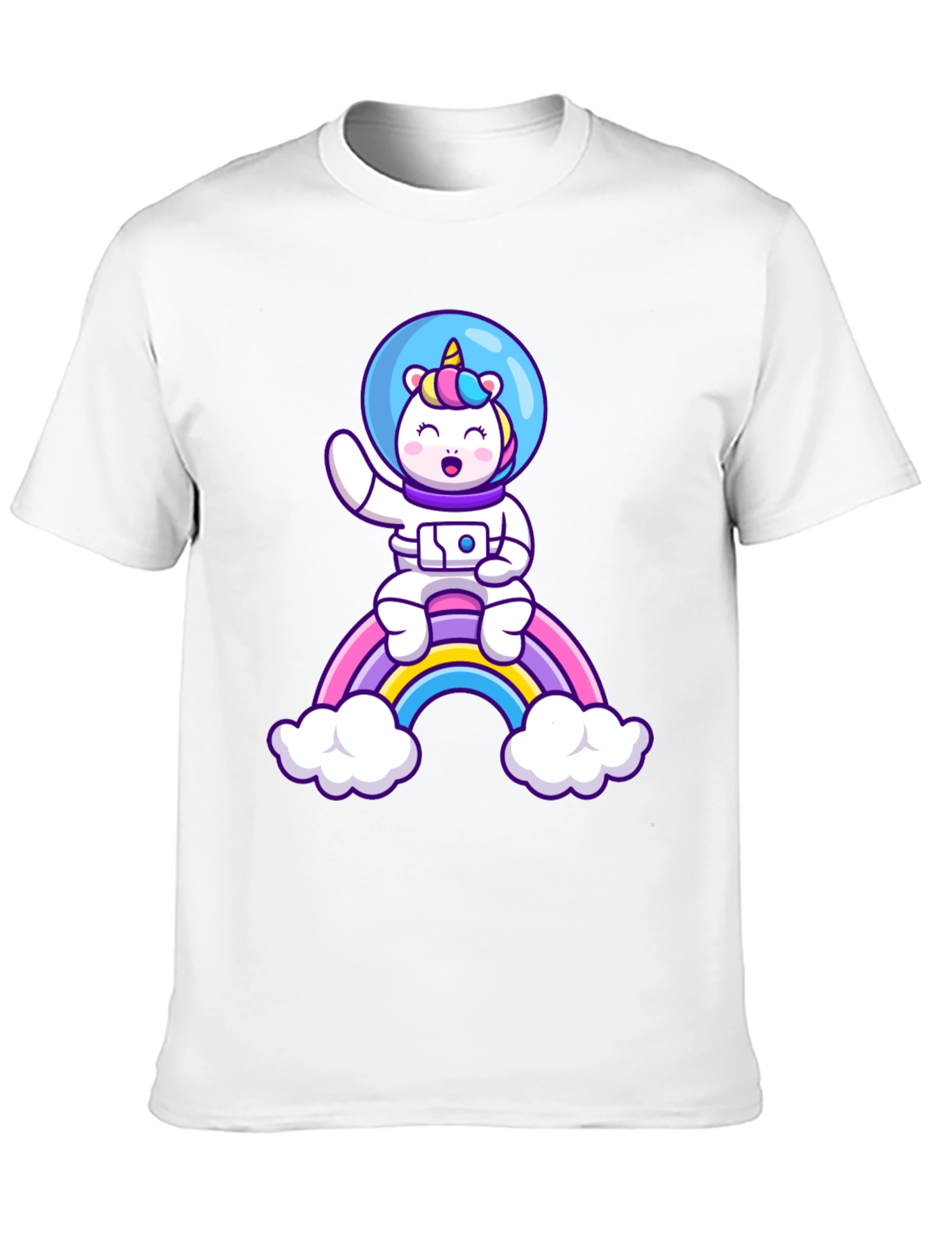 Astronaut Unicorn Rainbow T-Shirt